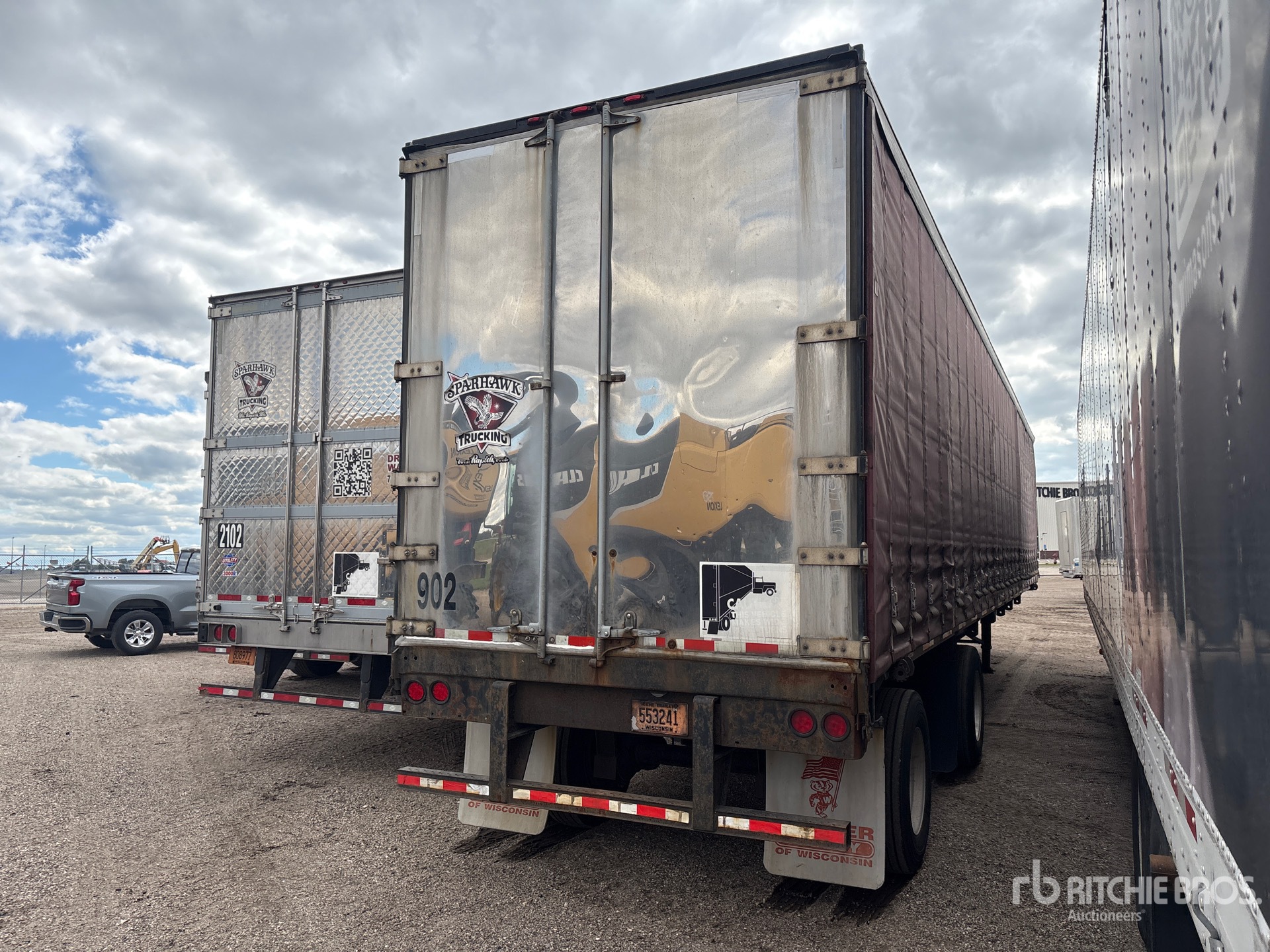 2008 Utility 50 ft T/A Spread Axle