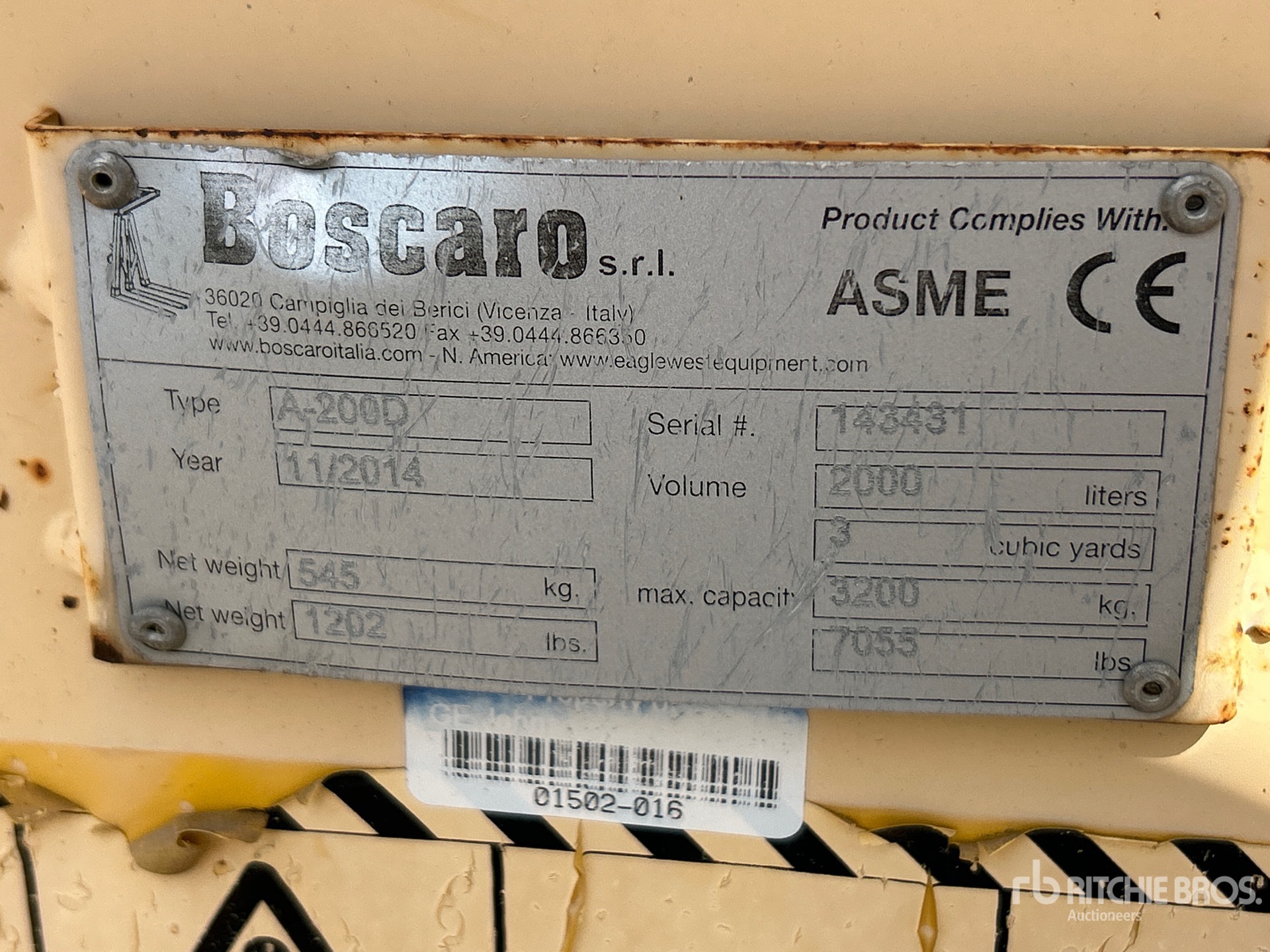 2014 Boscaro C-150