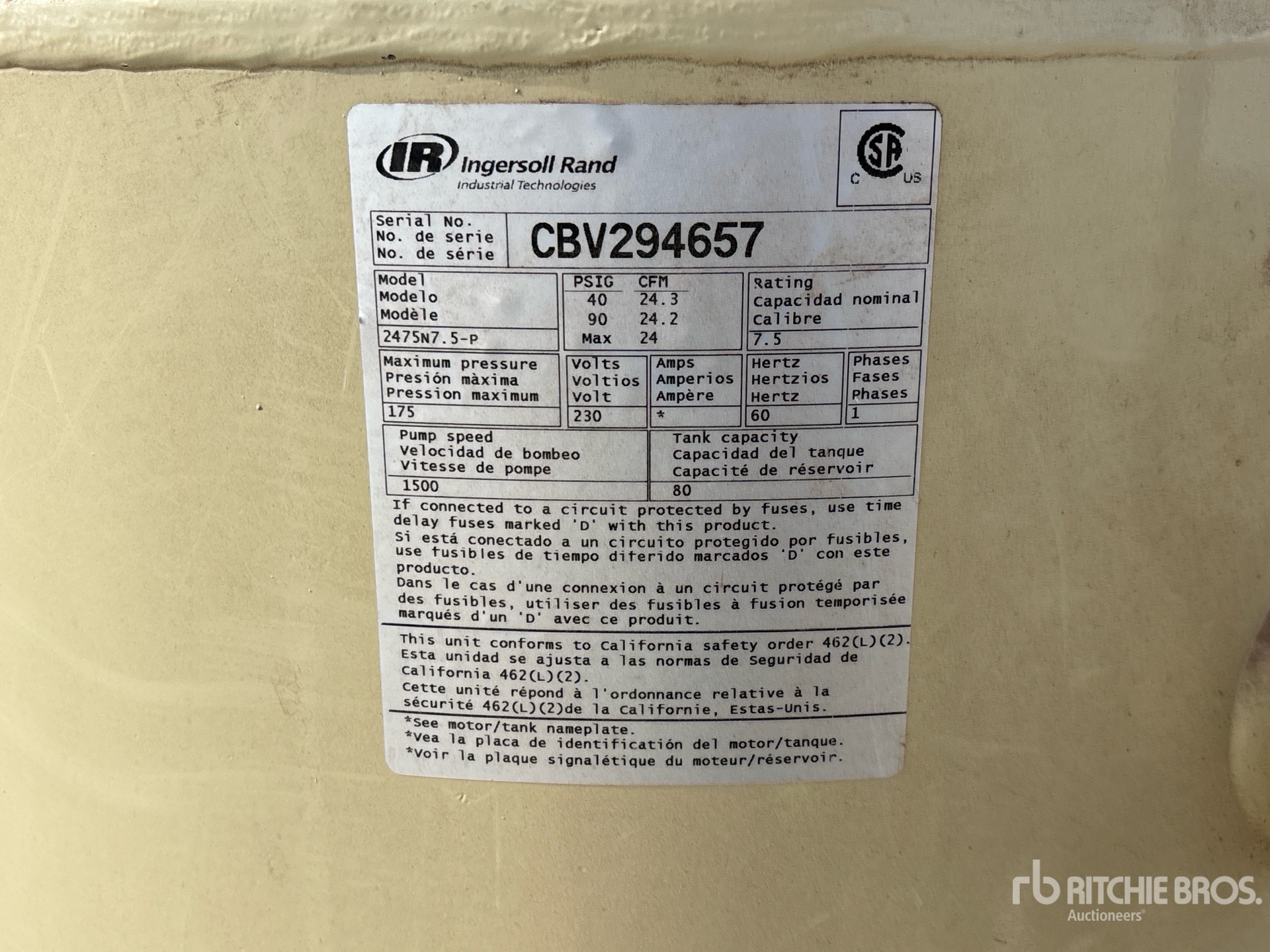 Ingersoll Rand 2475