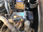 Engine with A/C Compressor