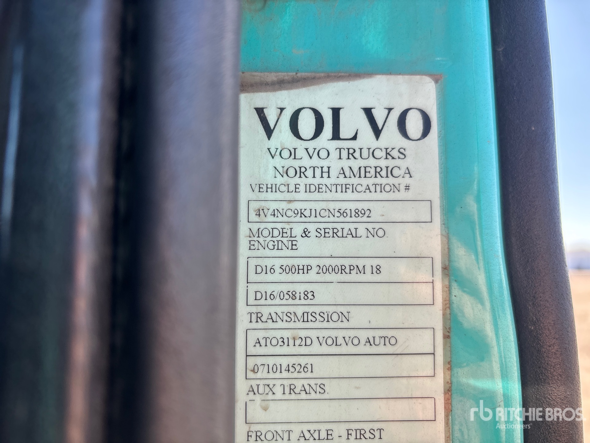 2012 Volvo 6x4 (Inoperable)