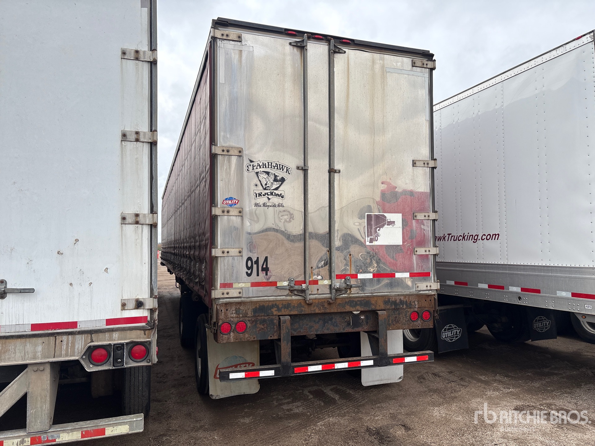 2013 Utility 50 ft T/A Spread Axle
