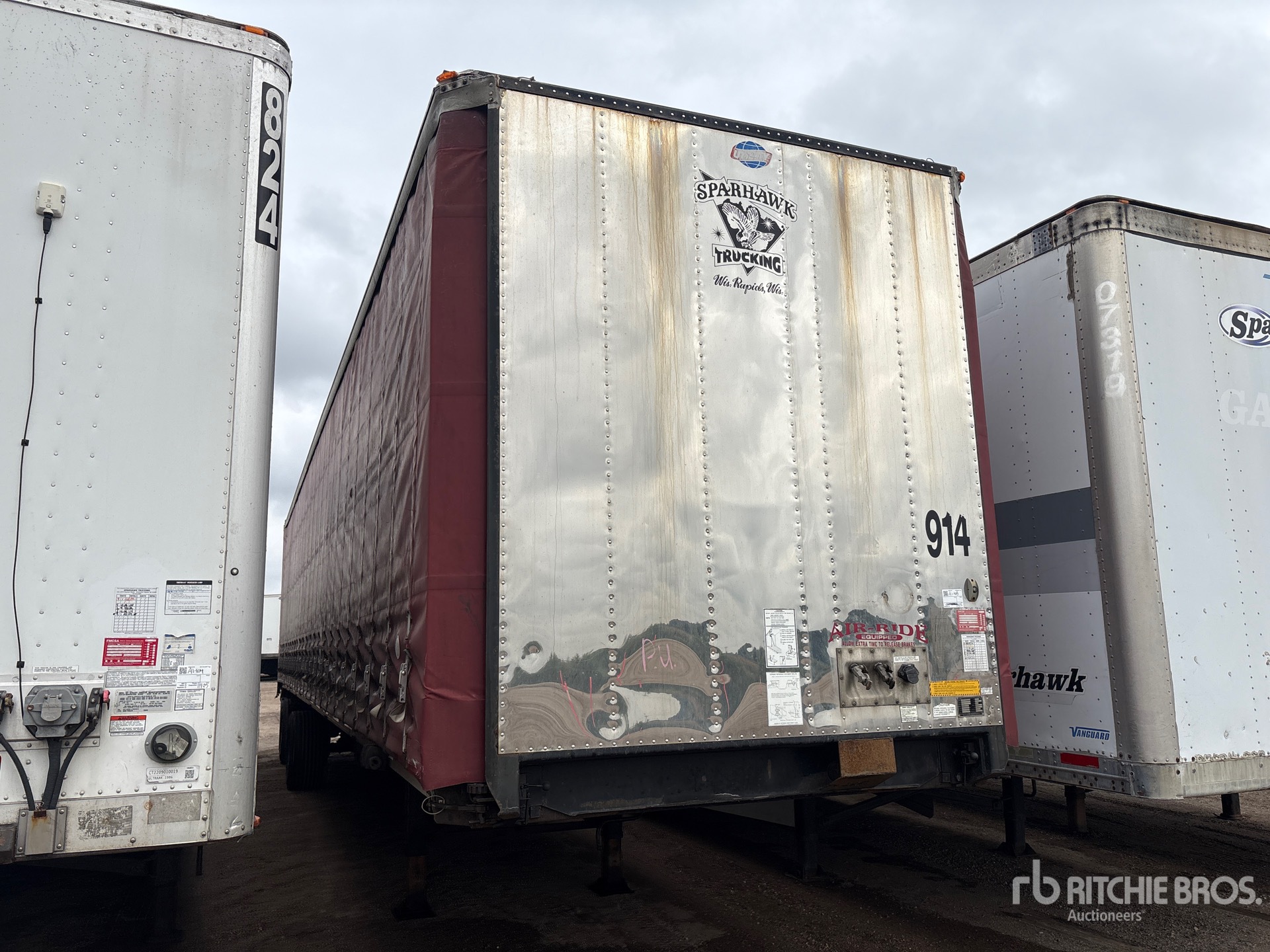 2013 Utility 50 ft T/A Spread Axle