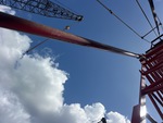 Crane Superstructure with Pendant Line (Boom Tension Line)