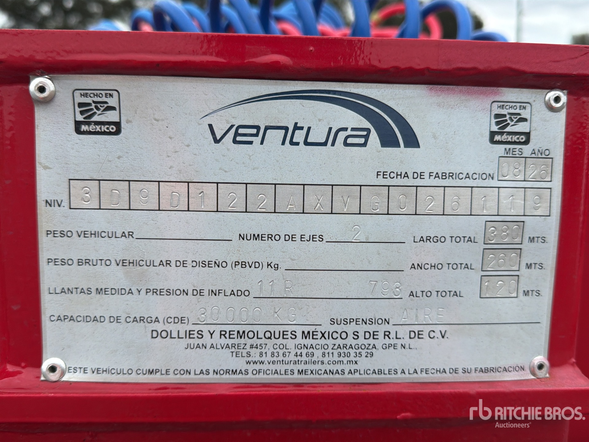 2027 Venturo T/A Dolly (Sin Usar) / (Unused)