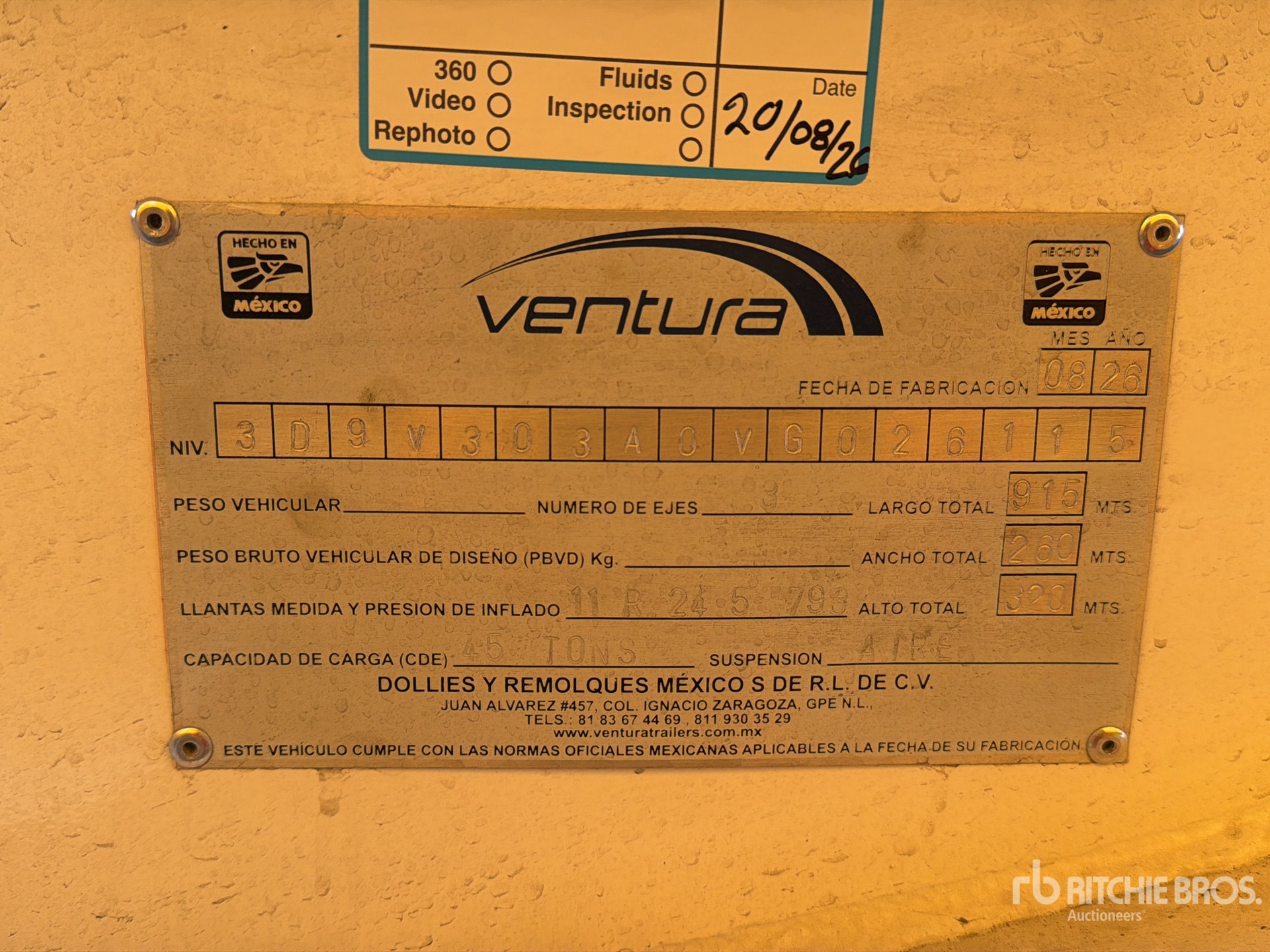 2027 Venturo 30 ft Tri/A (Unused)