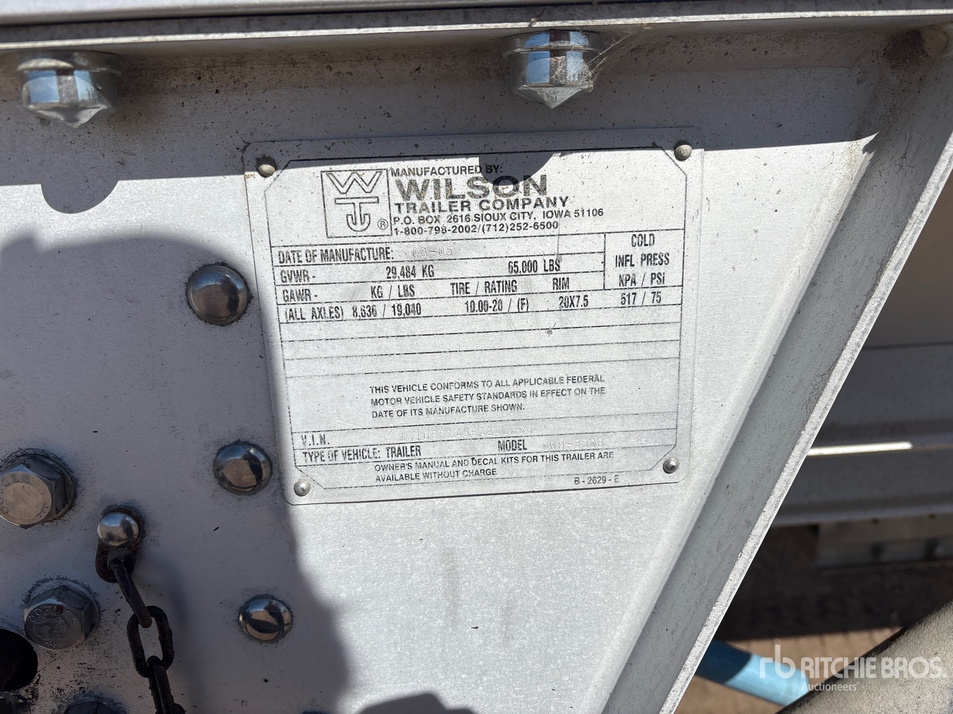 2006 Wilson DWH-550B