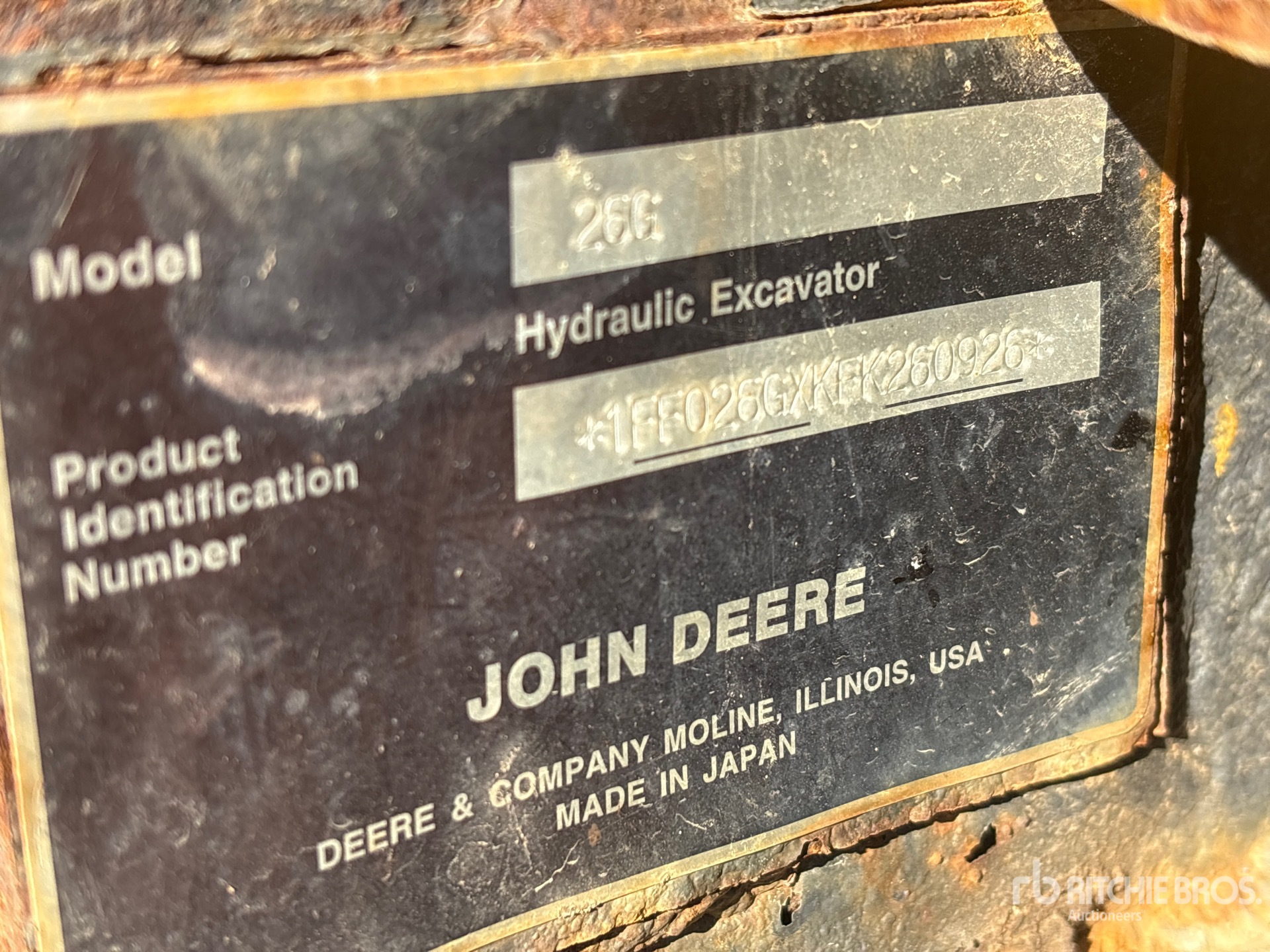 2016 John Deere 26G