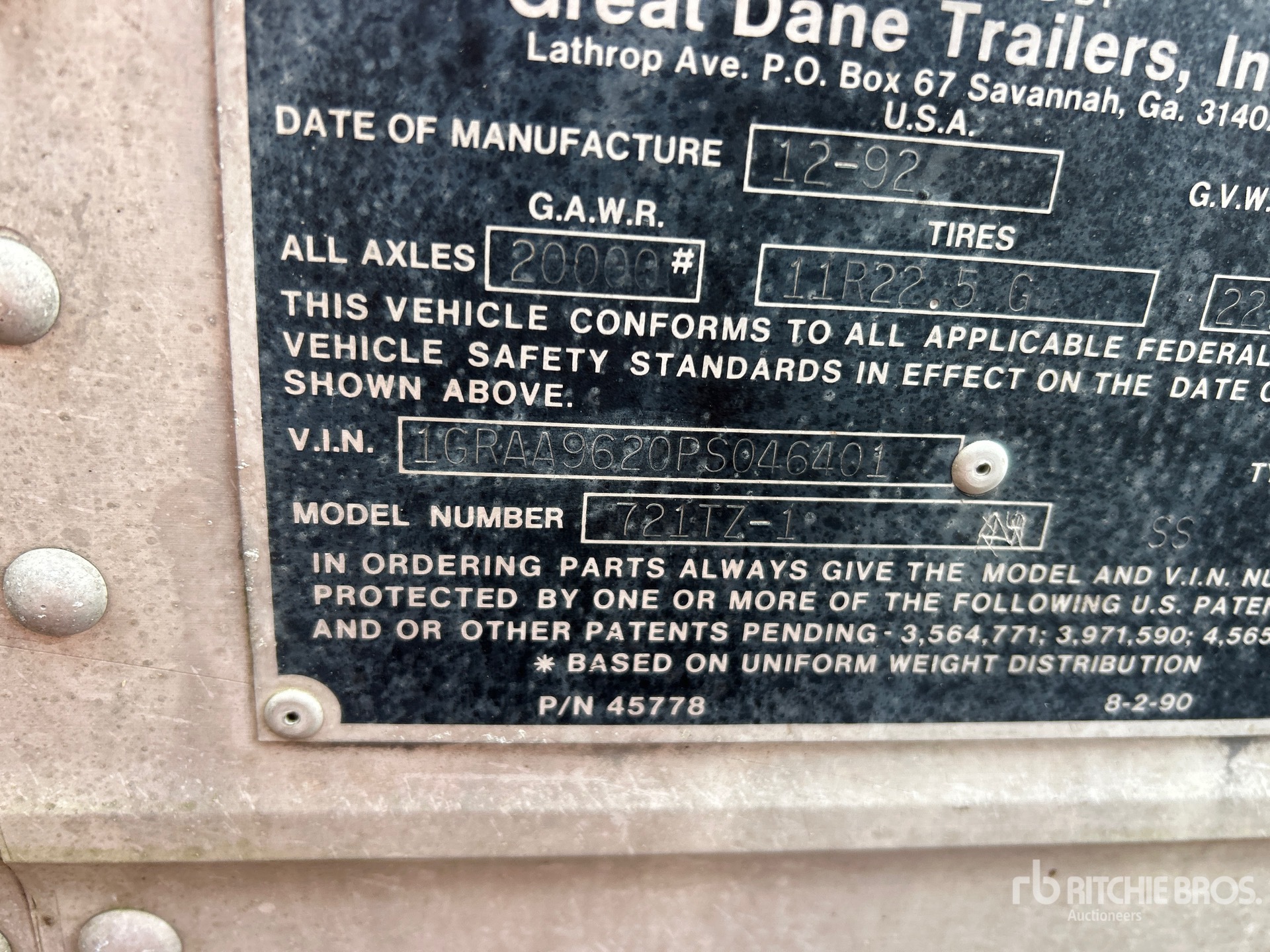 1993 Great Dane EVEREST