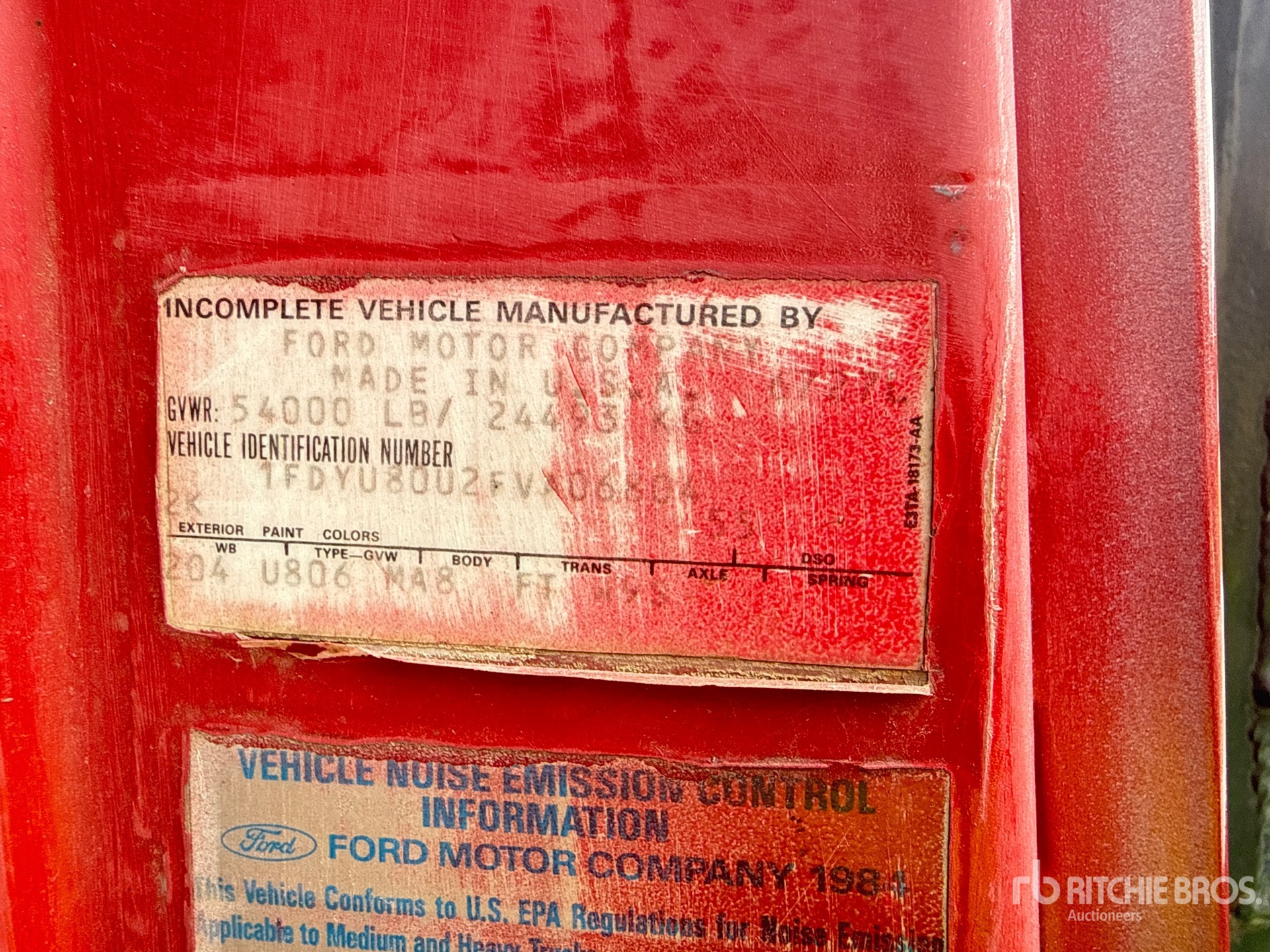 1985 Ford L8000