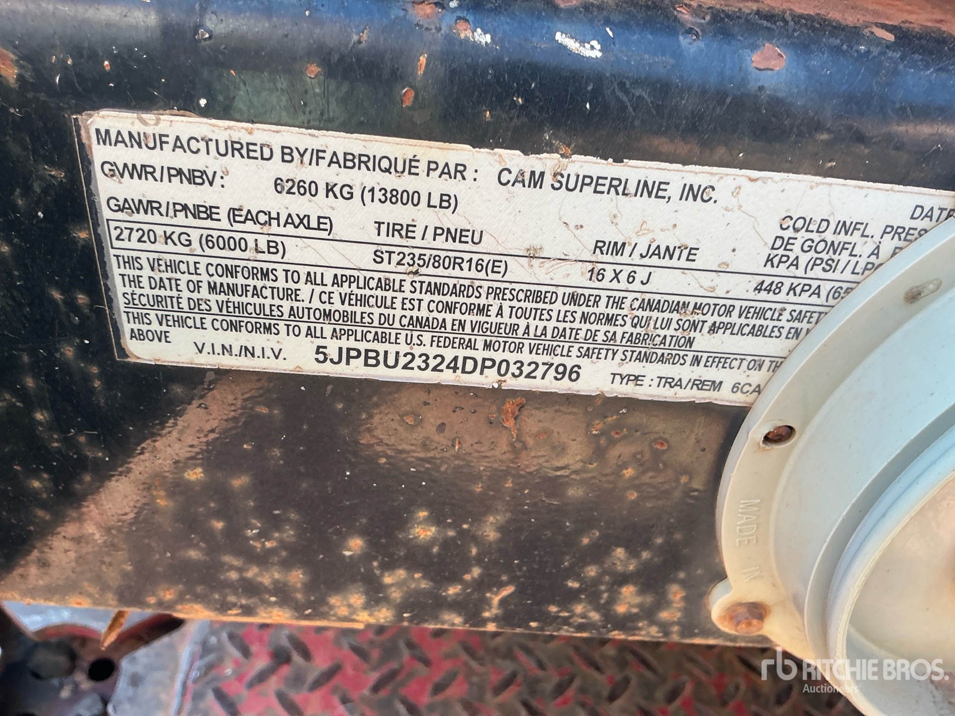 2013 Cam Superline P6CAM18FT
