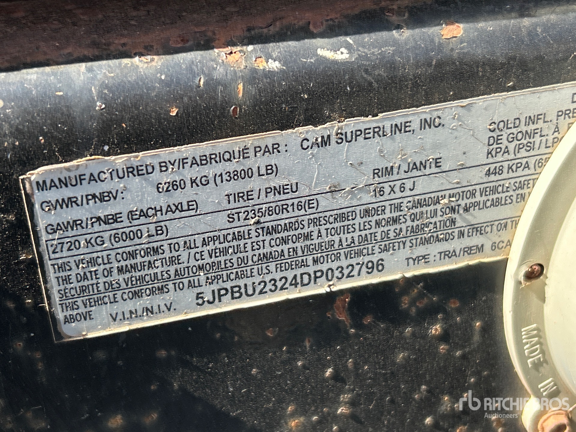 2013 Cam Superline P6CAM18FT