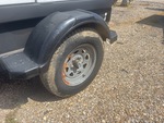 Trailer Chassis with Left Rear Tire