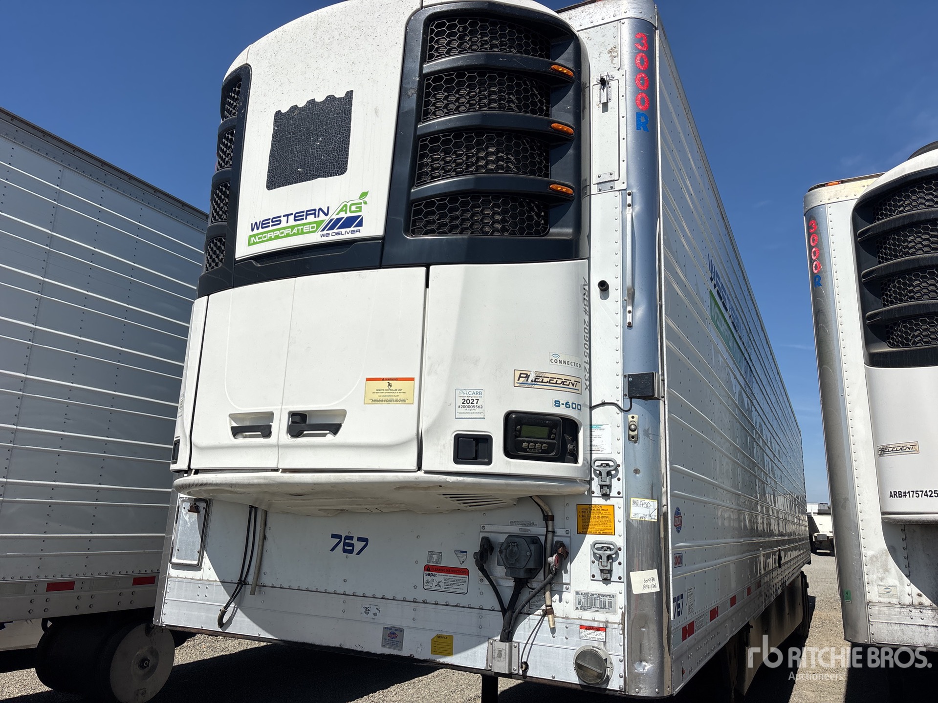 2020 Utility 53 ft x 96 in T/A