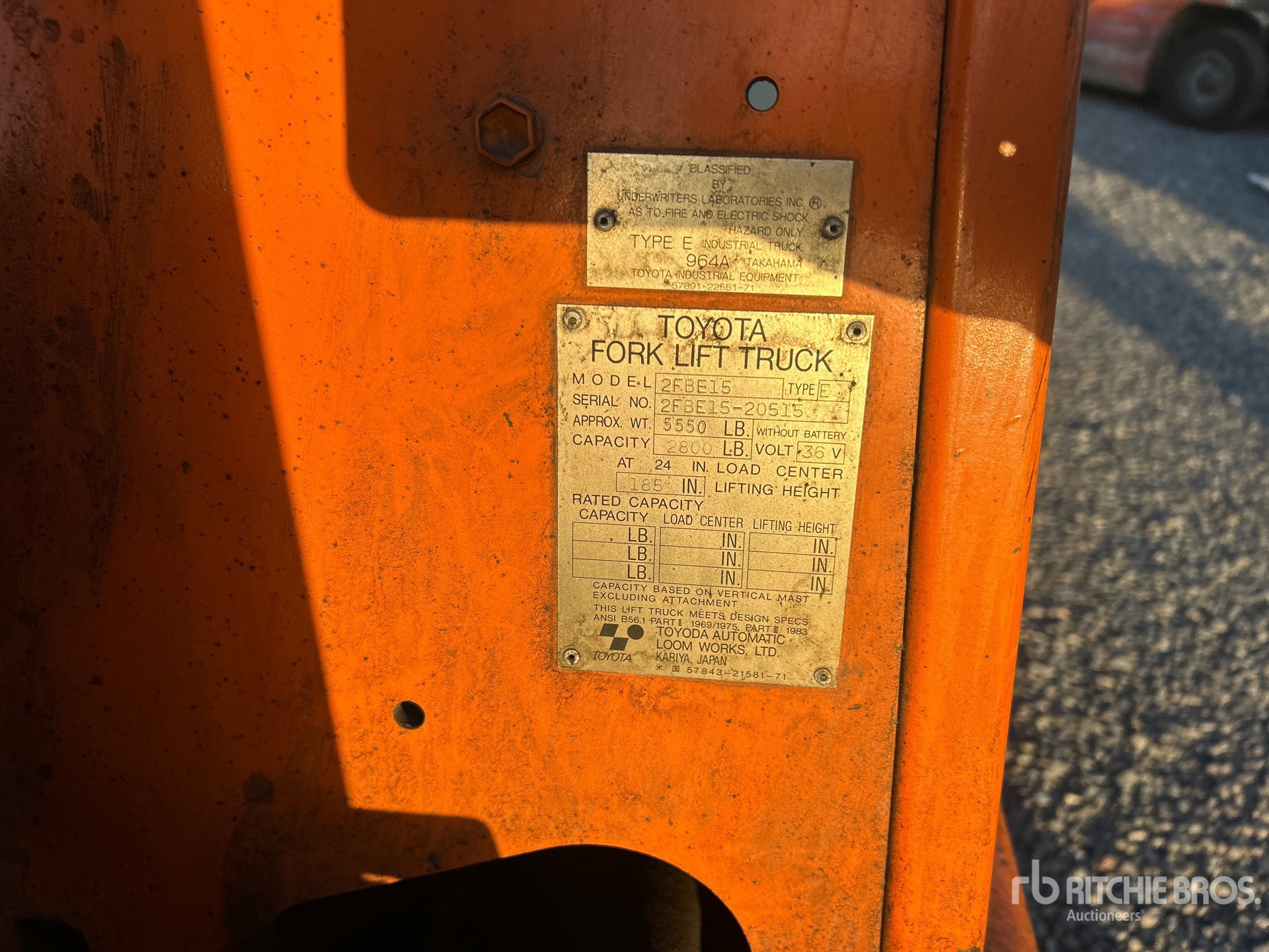 1991 Toyota 2FBE15
