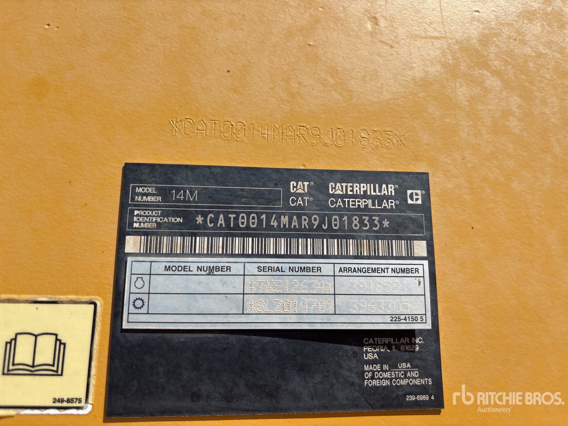 2017 Caterpillar 14M