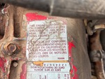 Engine with Emission Label
