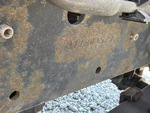 General Appearance with Frame Stamp Serial Number/VIN Photo