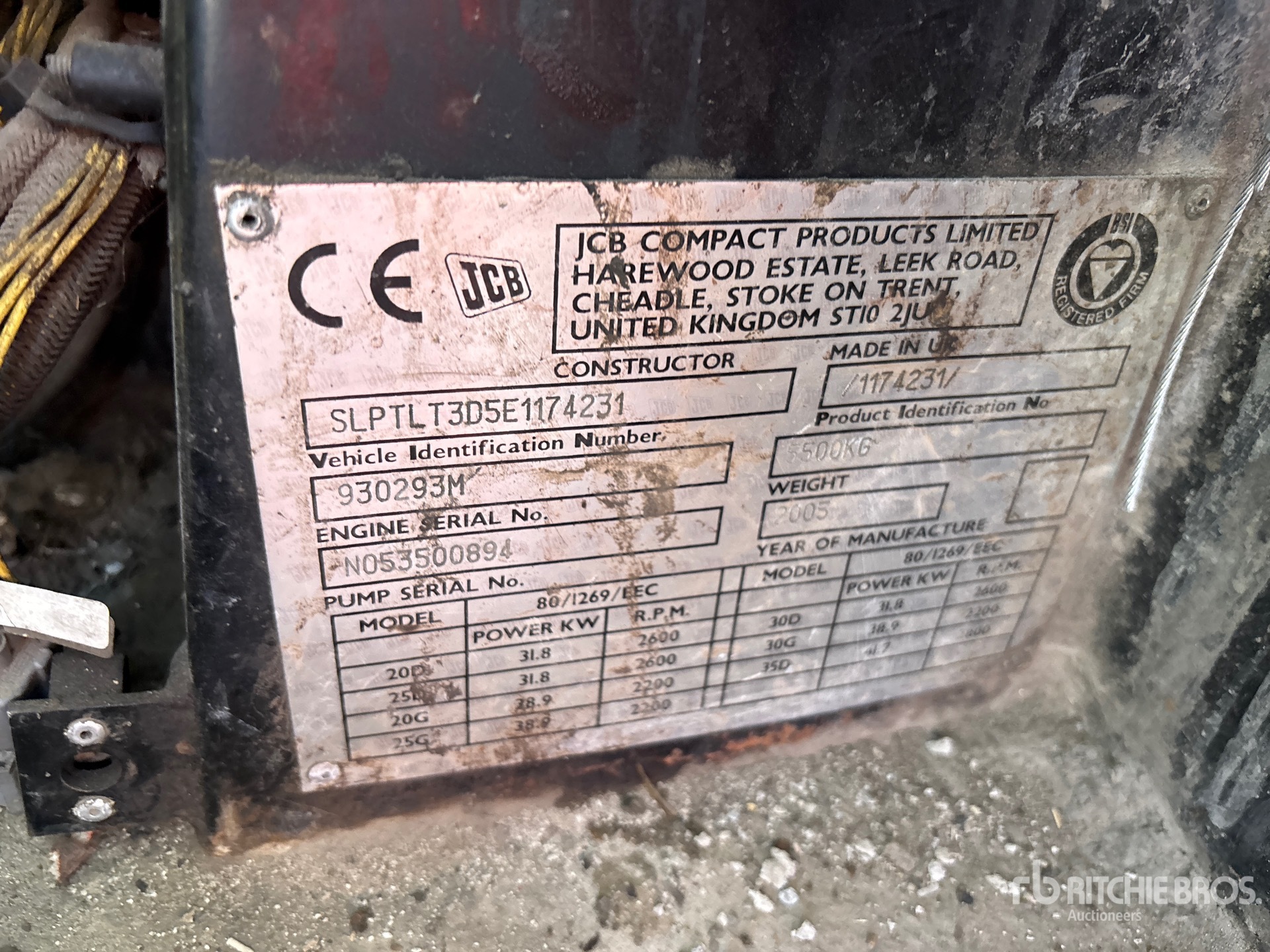 2005 JCB TLT35D