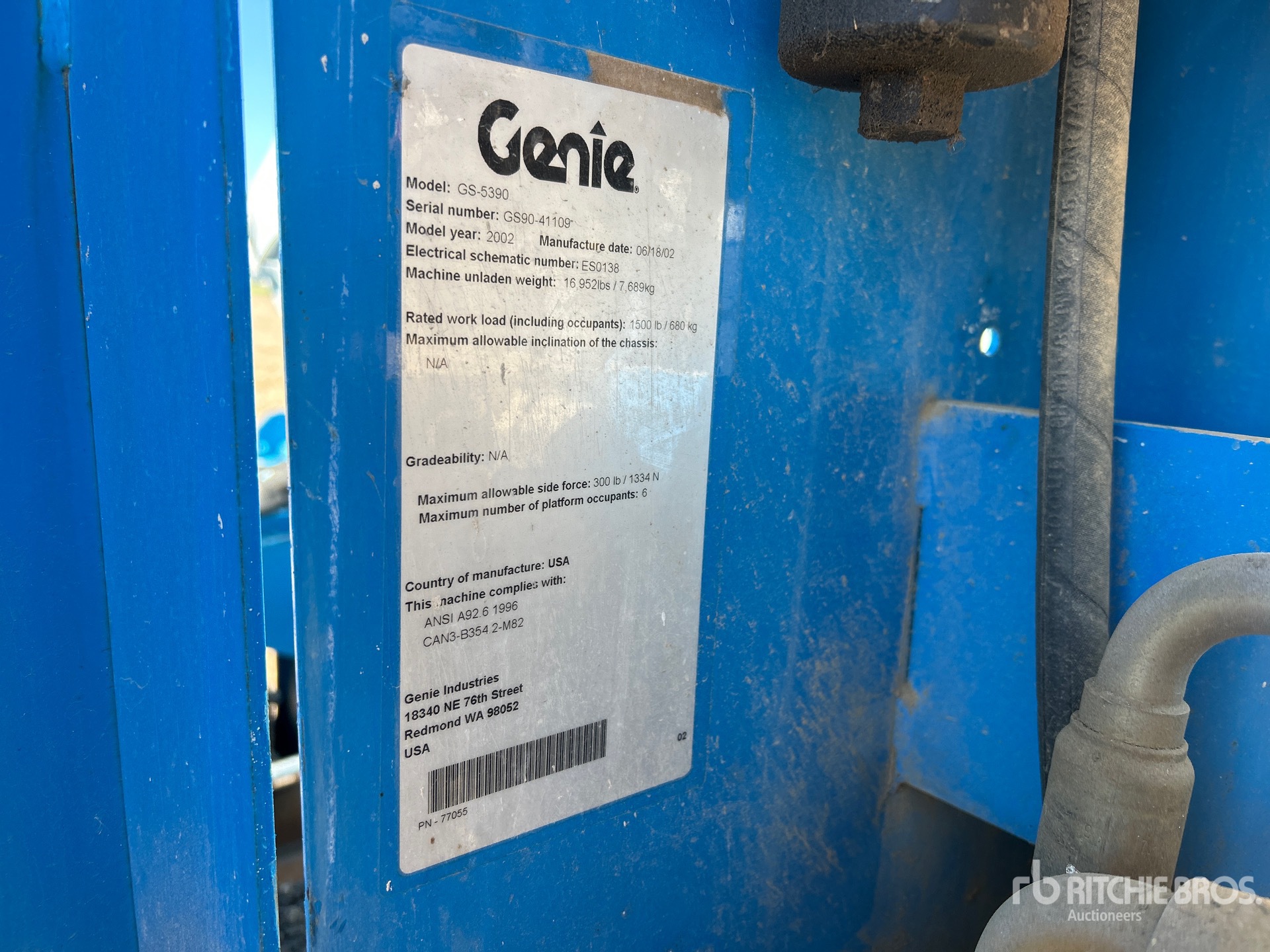 2002 Genie GS-5390