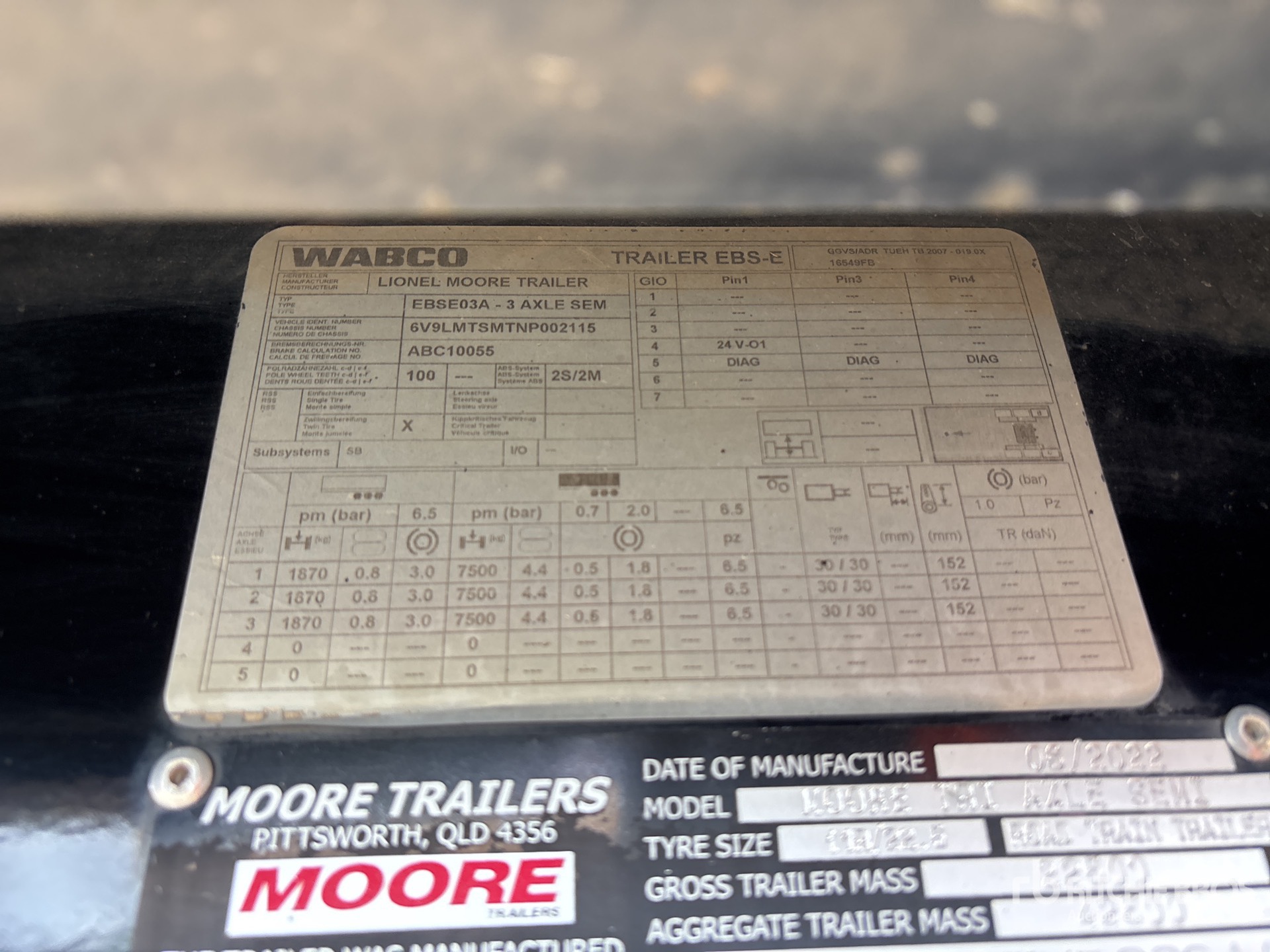 2022 Moore 10 m Tri/A
