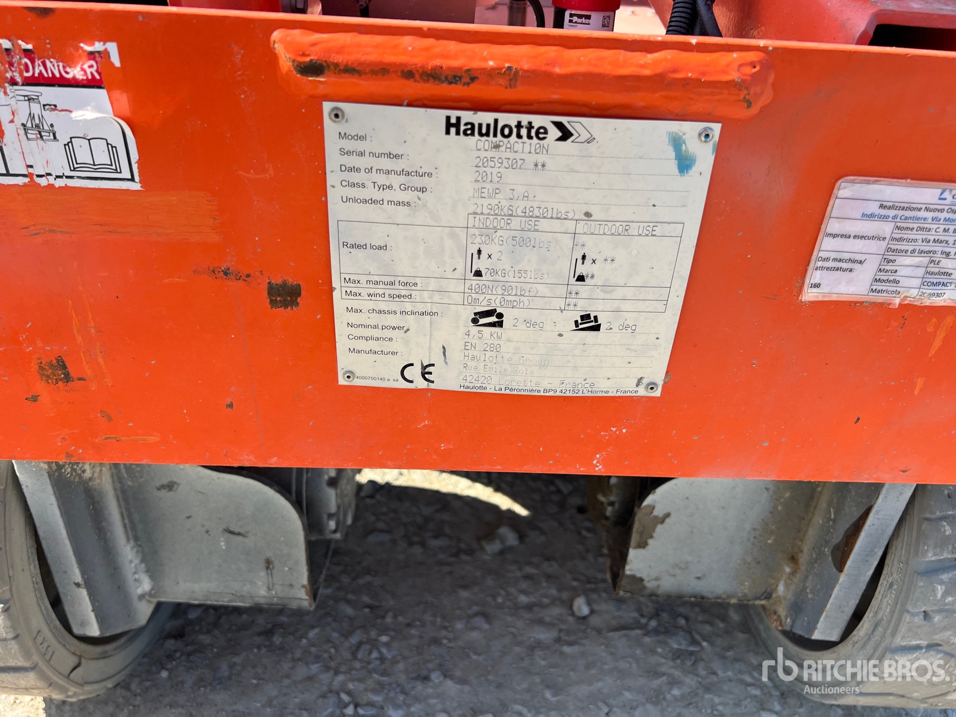 2019 Haulotte COMPACT 10N