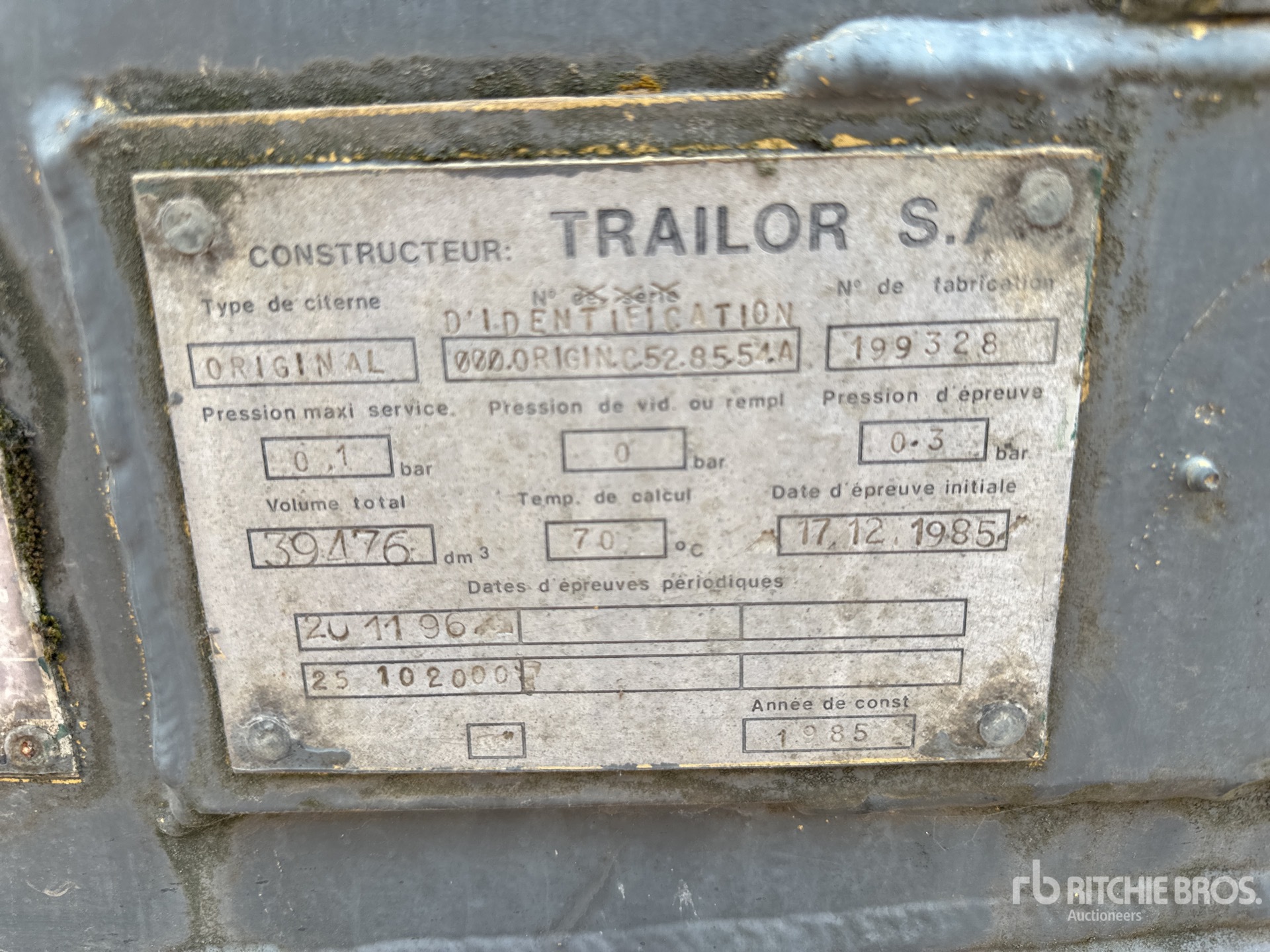 1986 Trailor S363EL1C