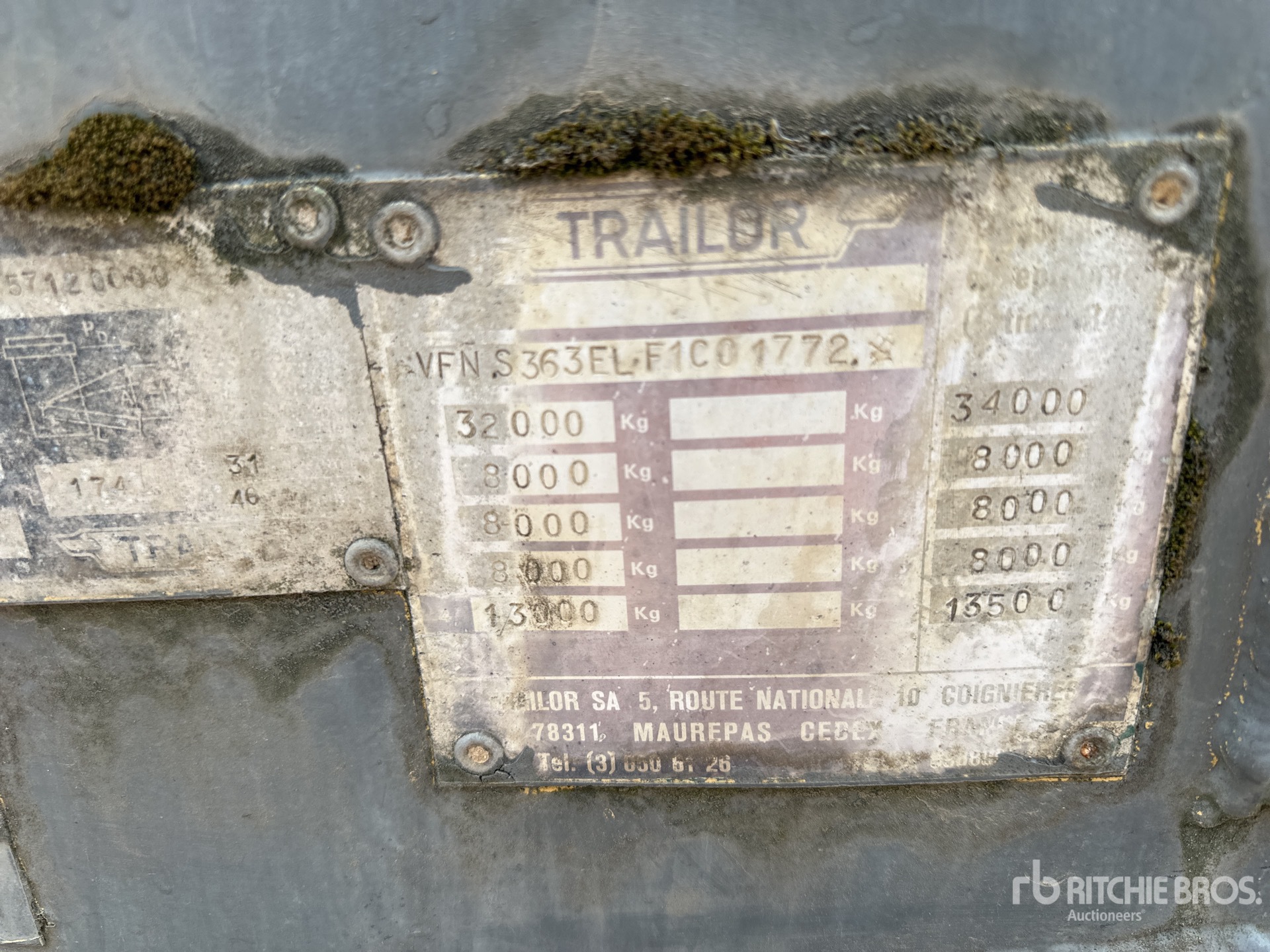 1986 Trailor S363EL1C