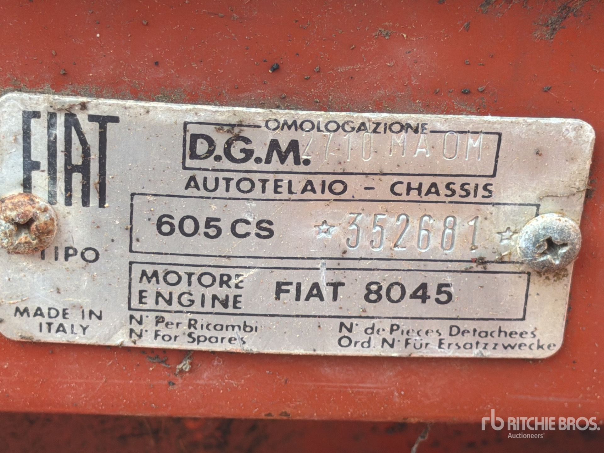 1983 Fiat 605CS