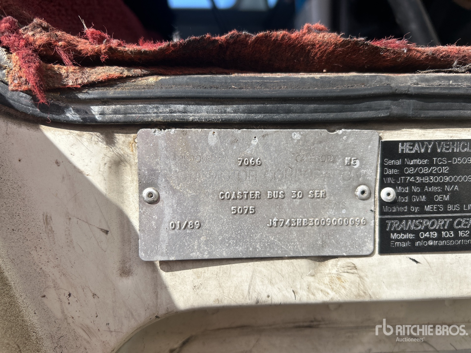 1989 Toyota COASTER