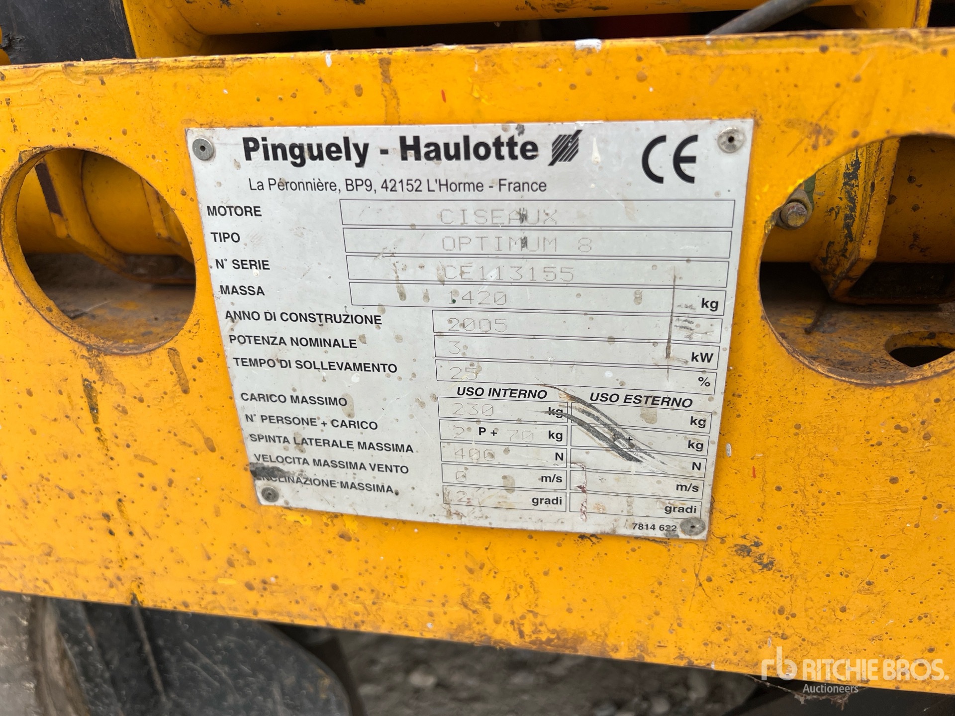 2005 Haulotte OPTIMUM 8