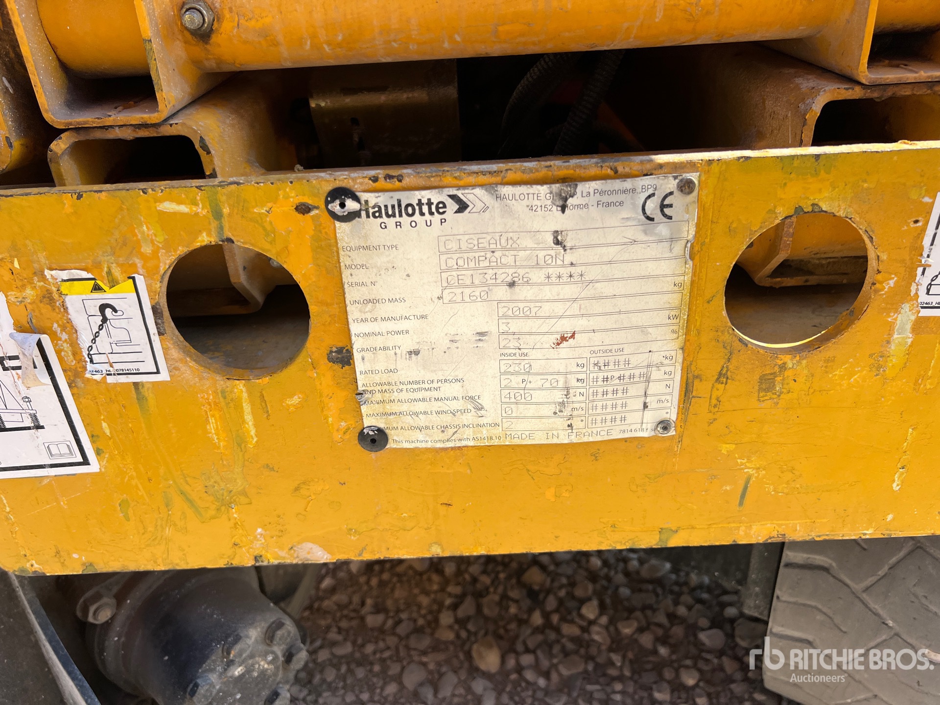 2007 Haulotte COMPACT 10N