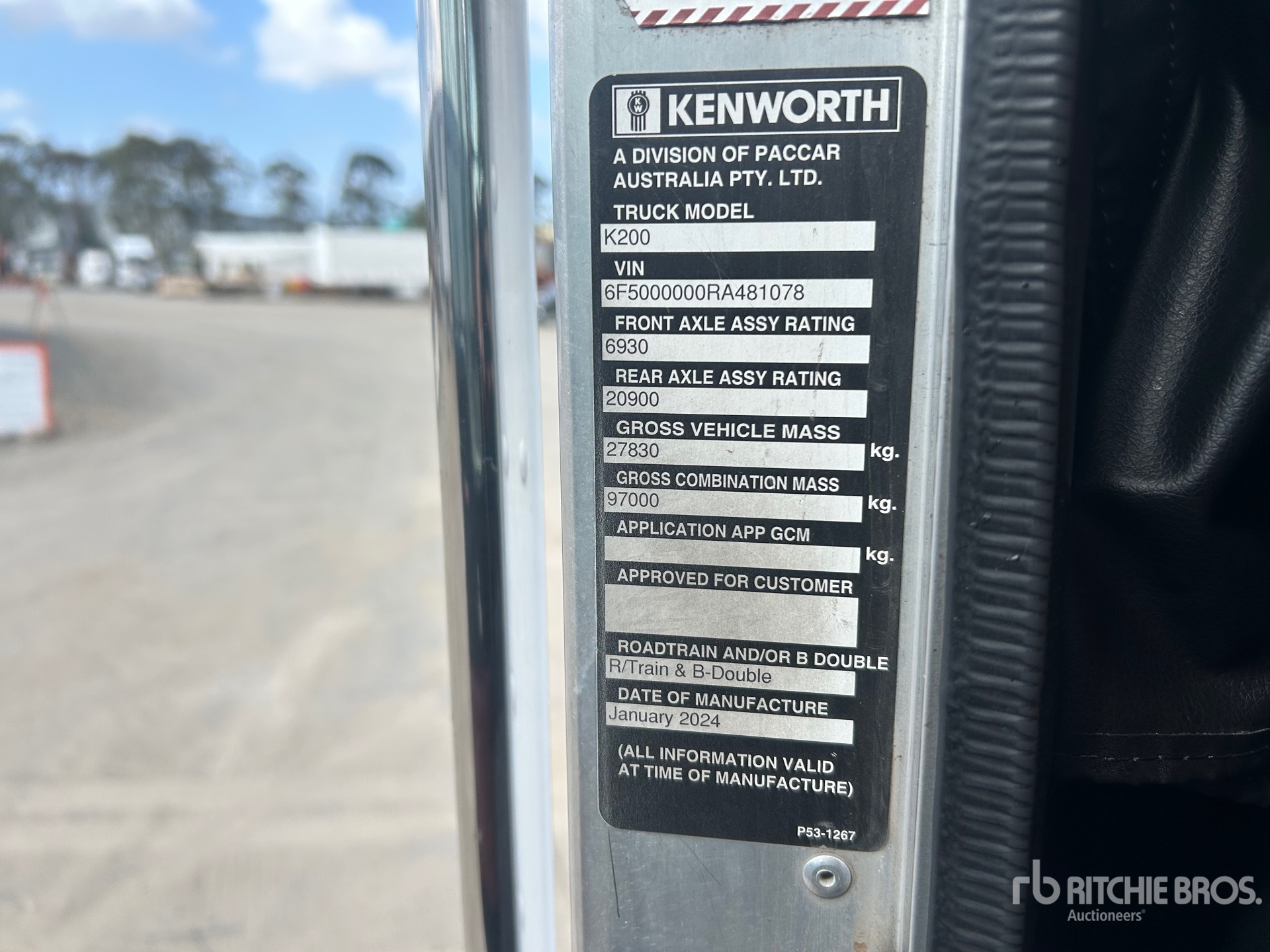 2024 Kenworth K200 BIG CAB AE