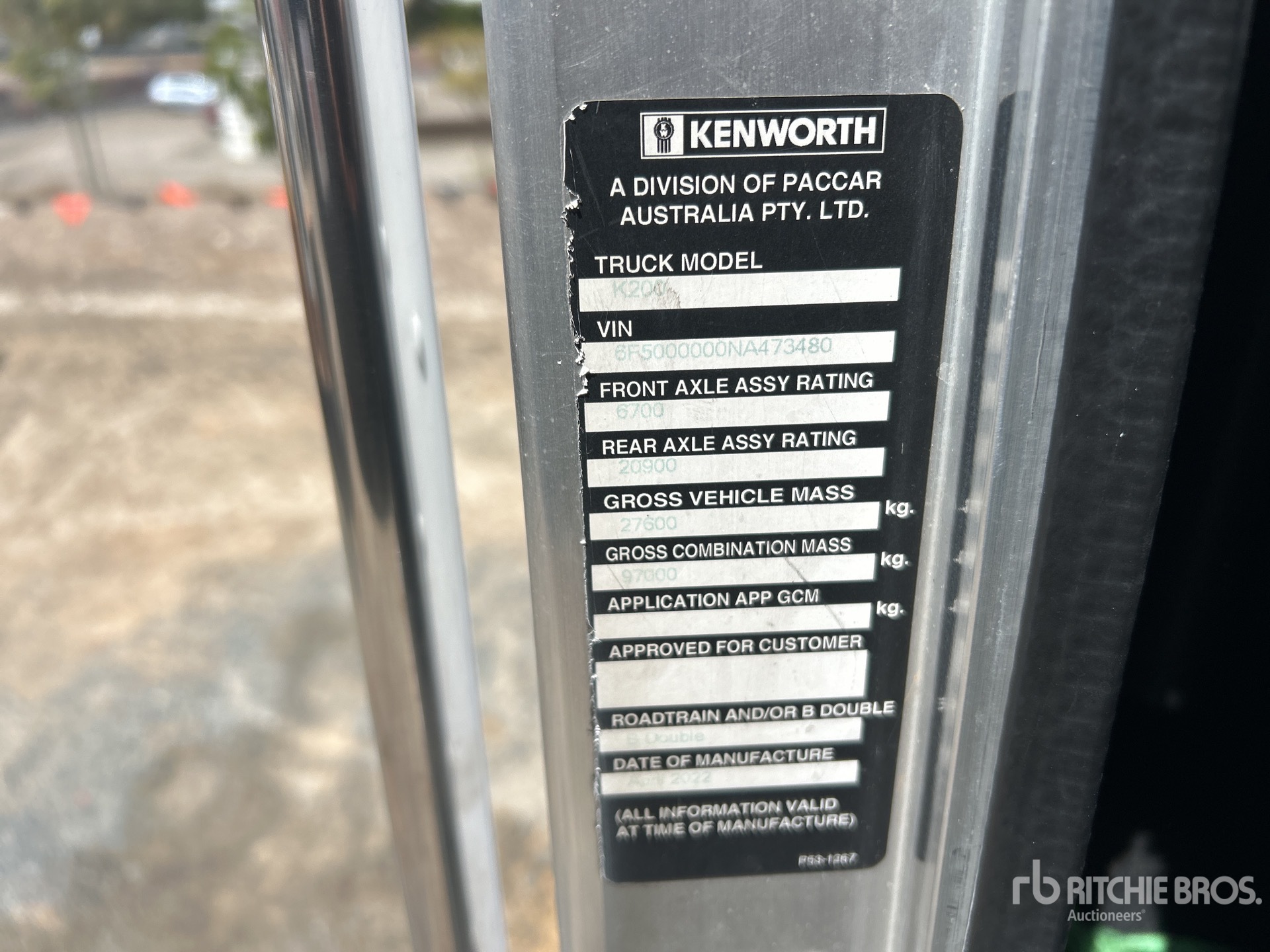 2022 Kenworth K200 BIG CAB AE
