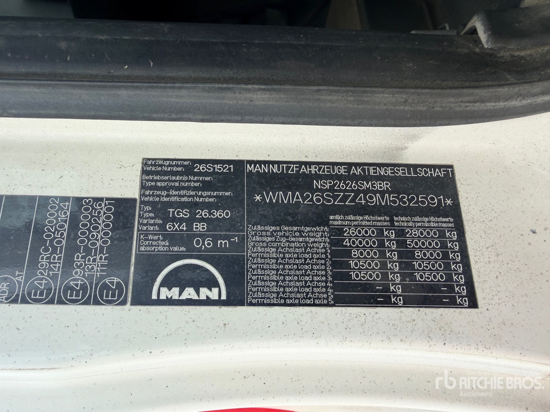 2009 Man TGS26360