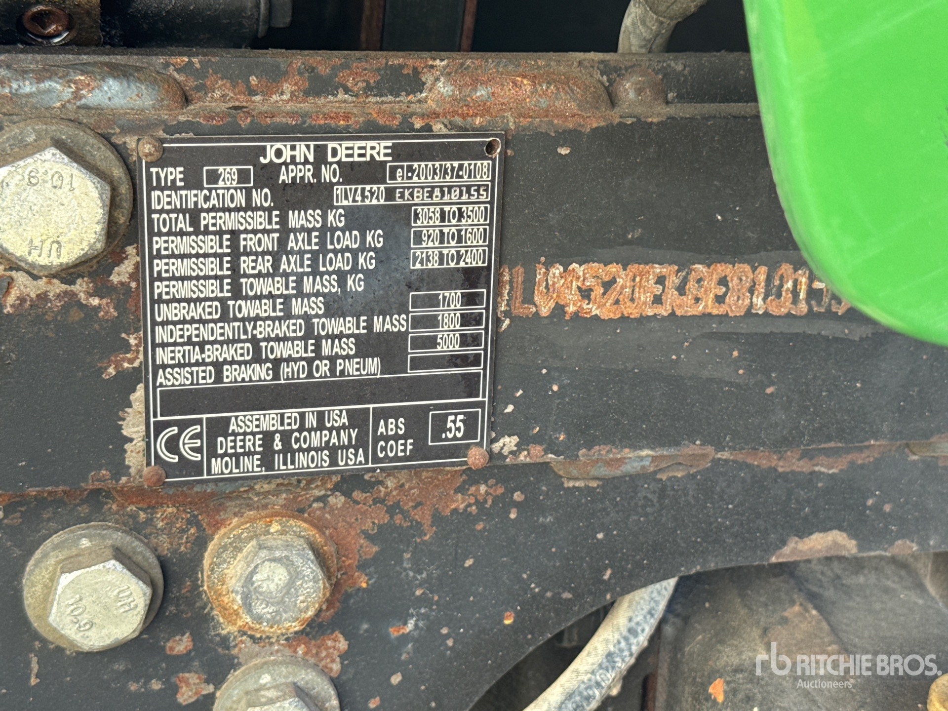 2012 John Deere 4520