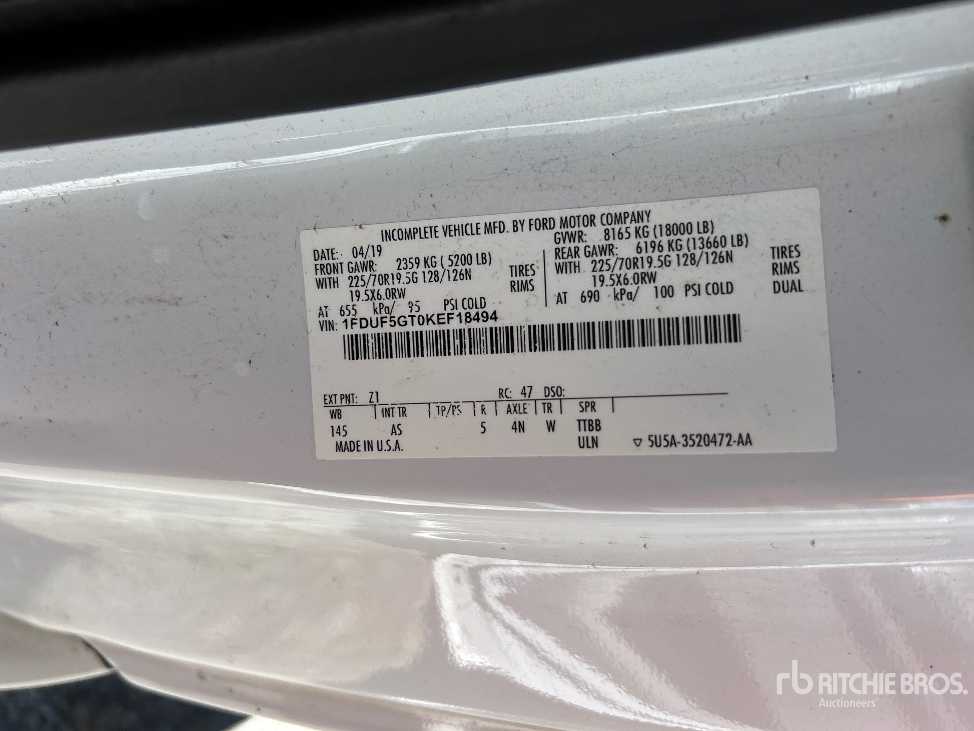 2019 Ford F-550
