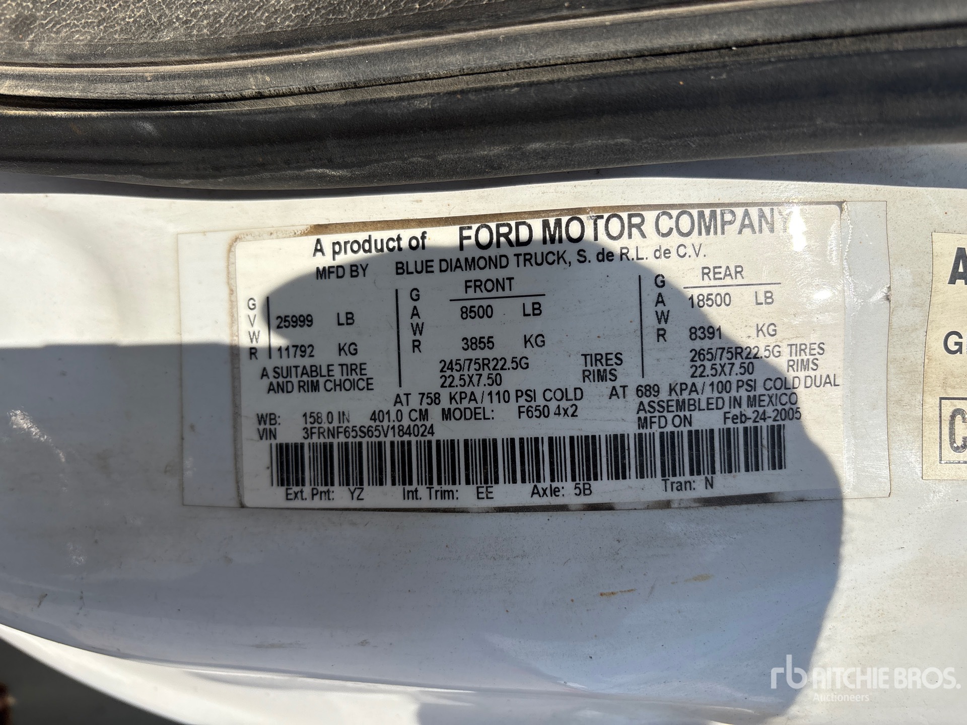 2005 Ford F-650