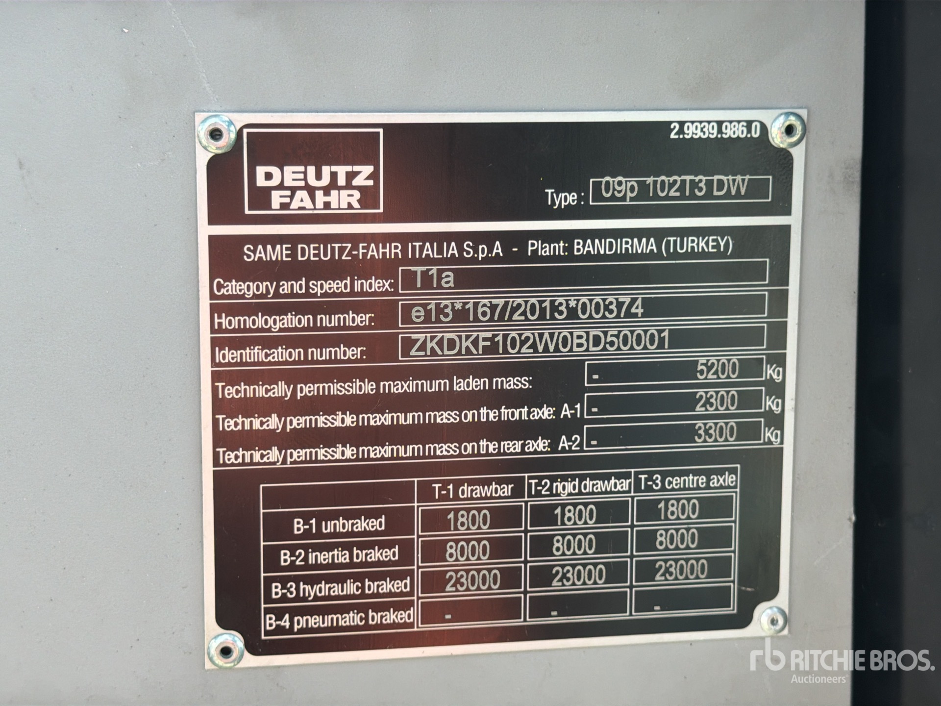 Deutz-Fahr 5100 D KEYLINE