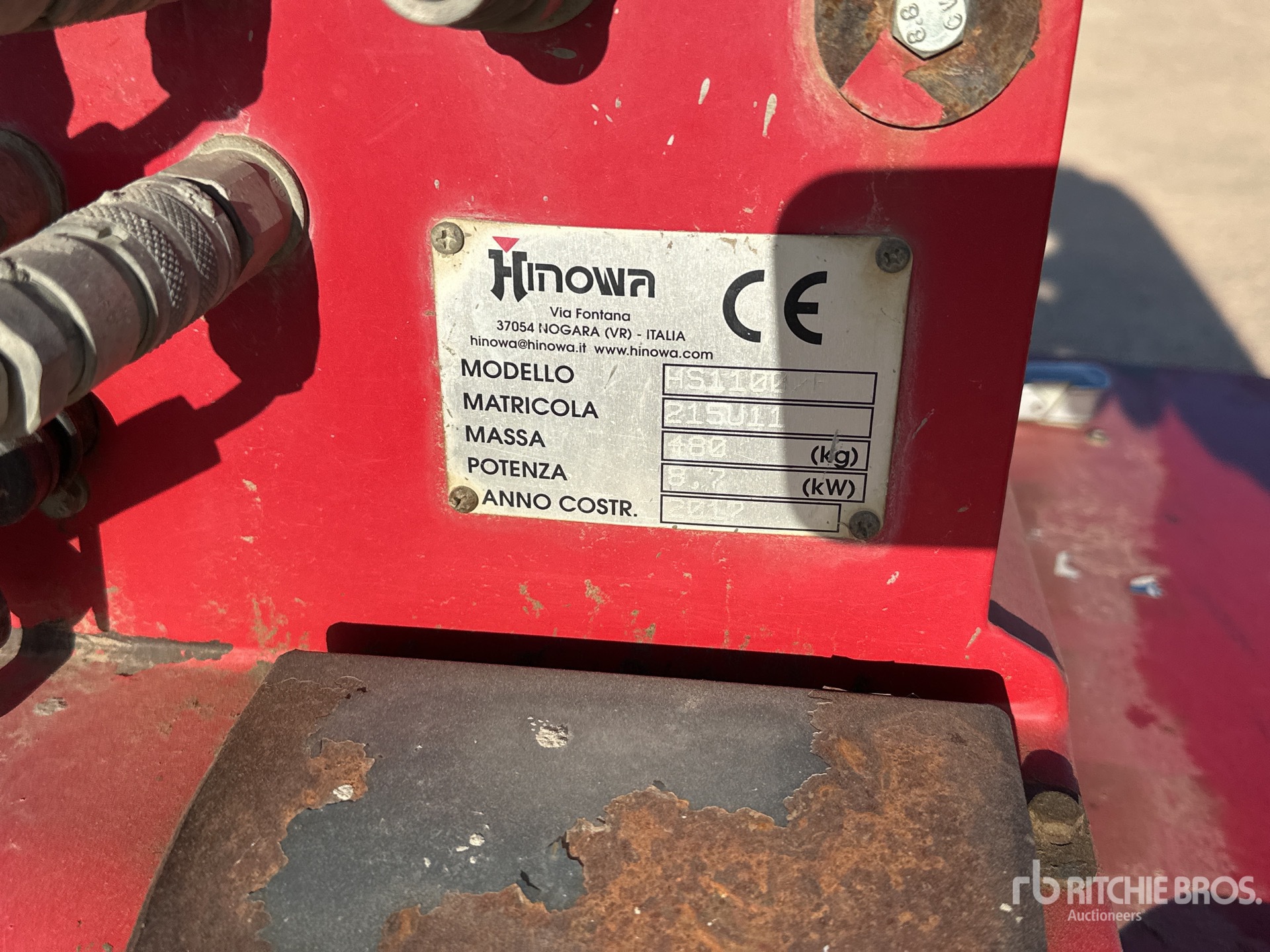 2017 Hinowa HS1100