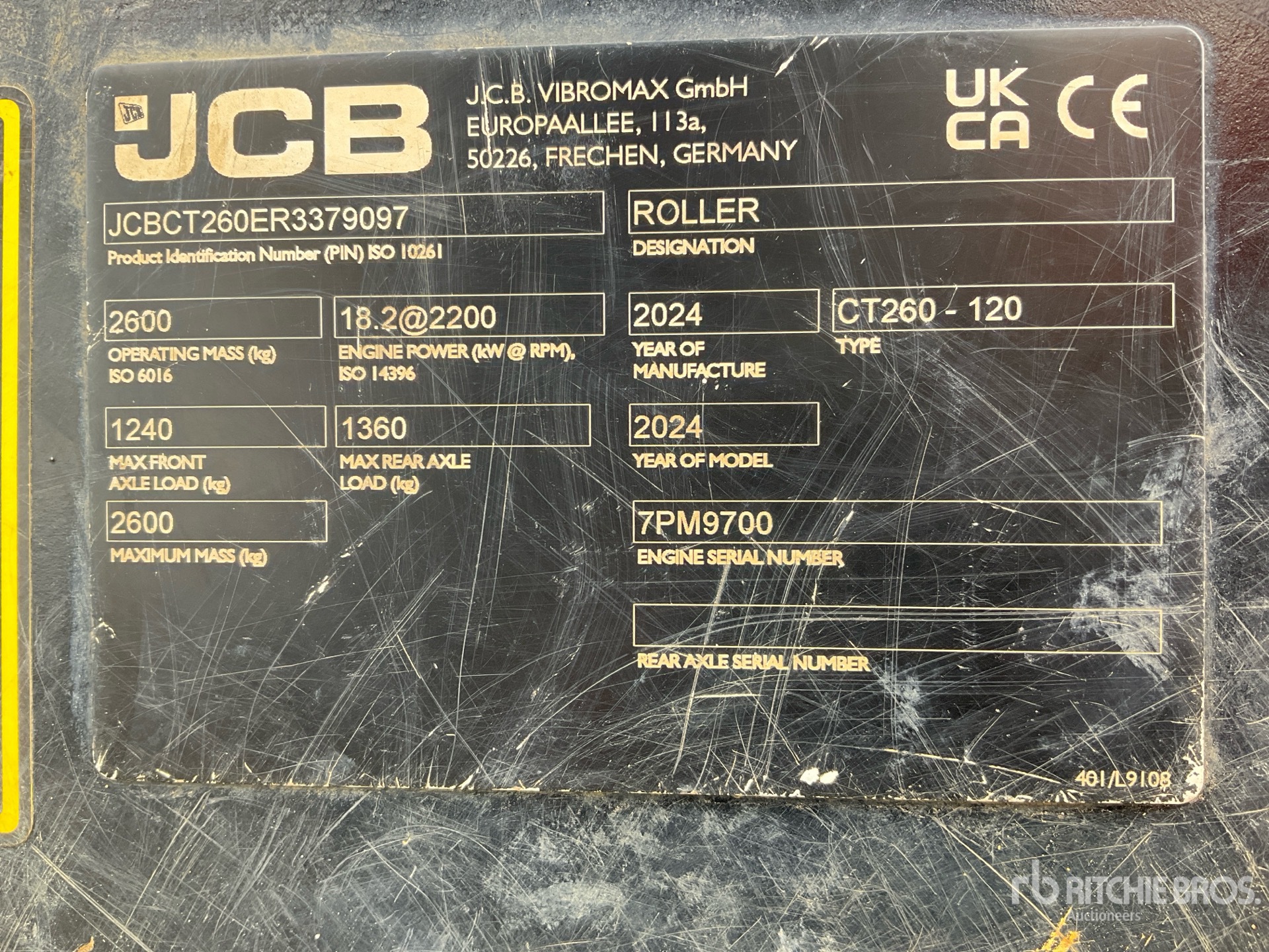 2024 JCB CT260-120