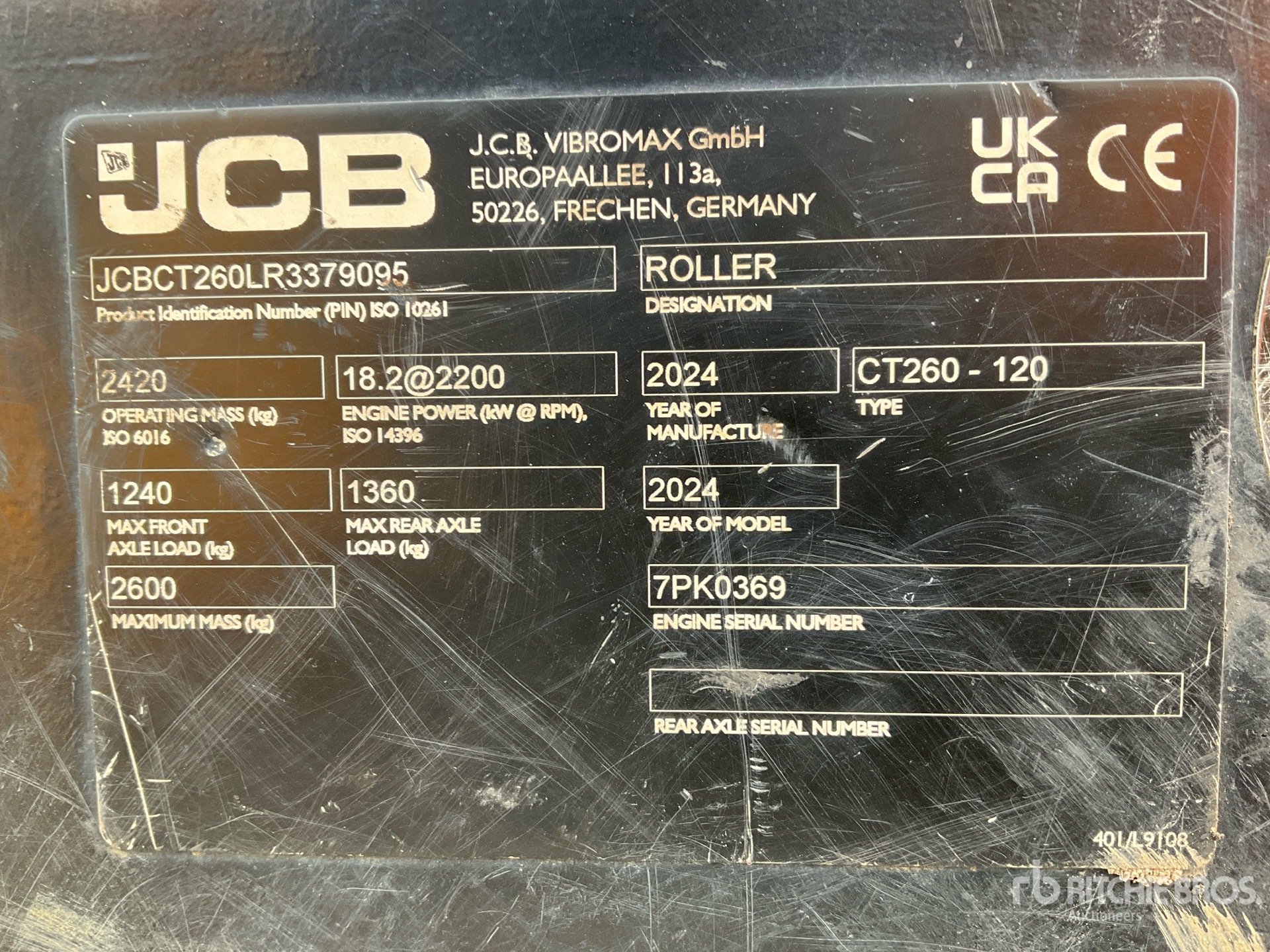 2024 JCB CT260-120