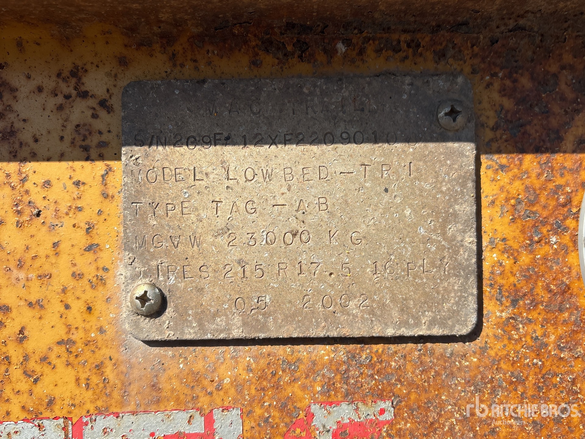 2002 Mac 30 FT TRI/A
