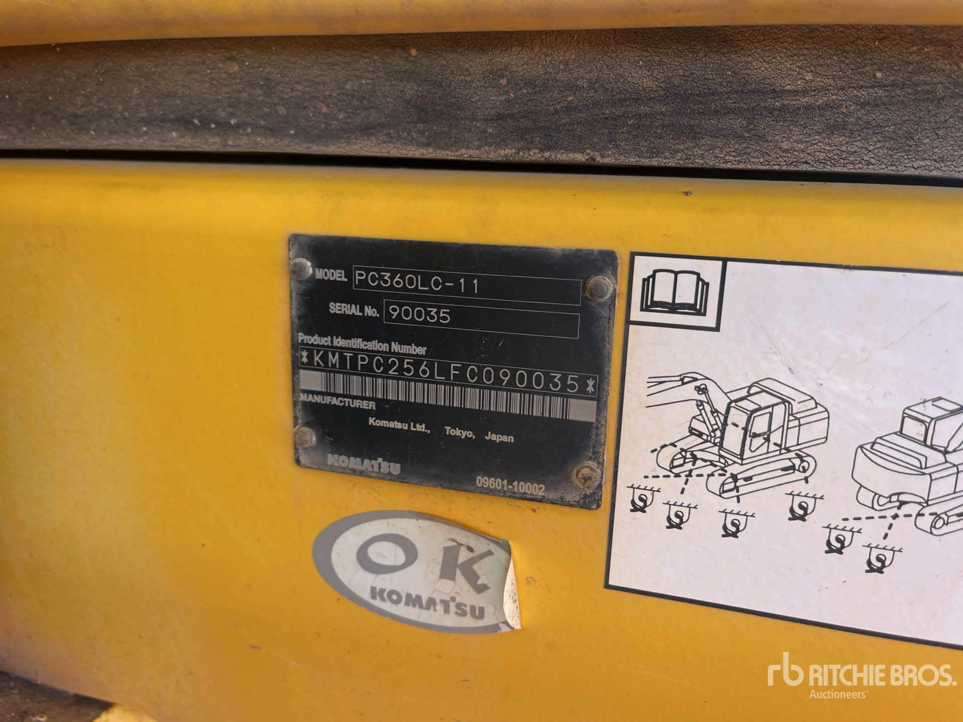 2016 Komatsu PC360LC 11