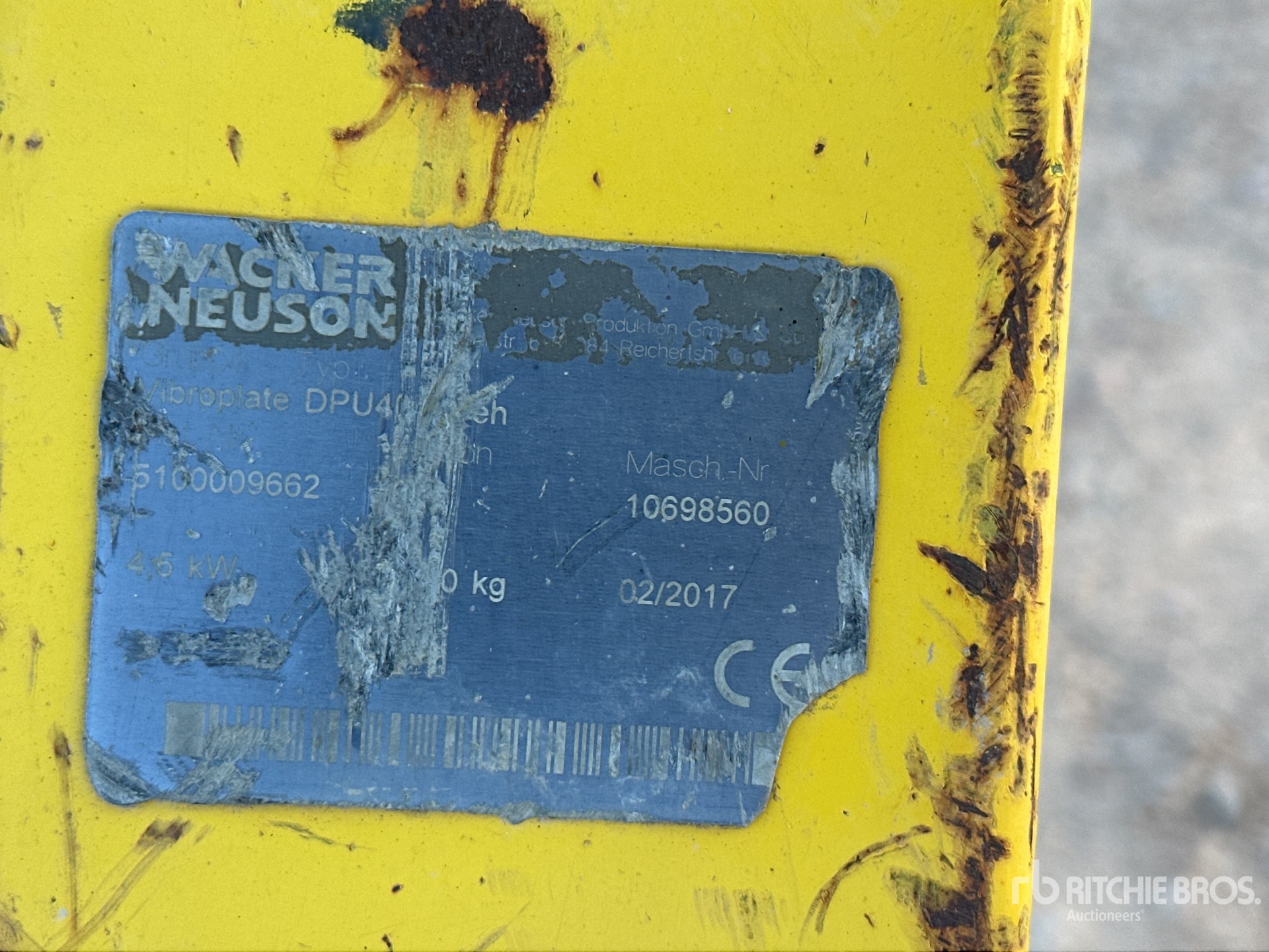 2017 Wacker Neuson DPU4045YEH