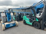 Chassis with Drabina z kanałem na przewód