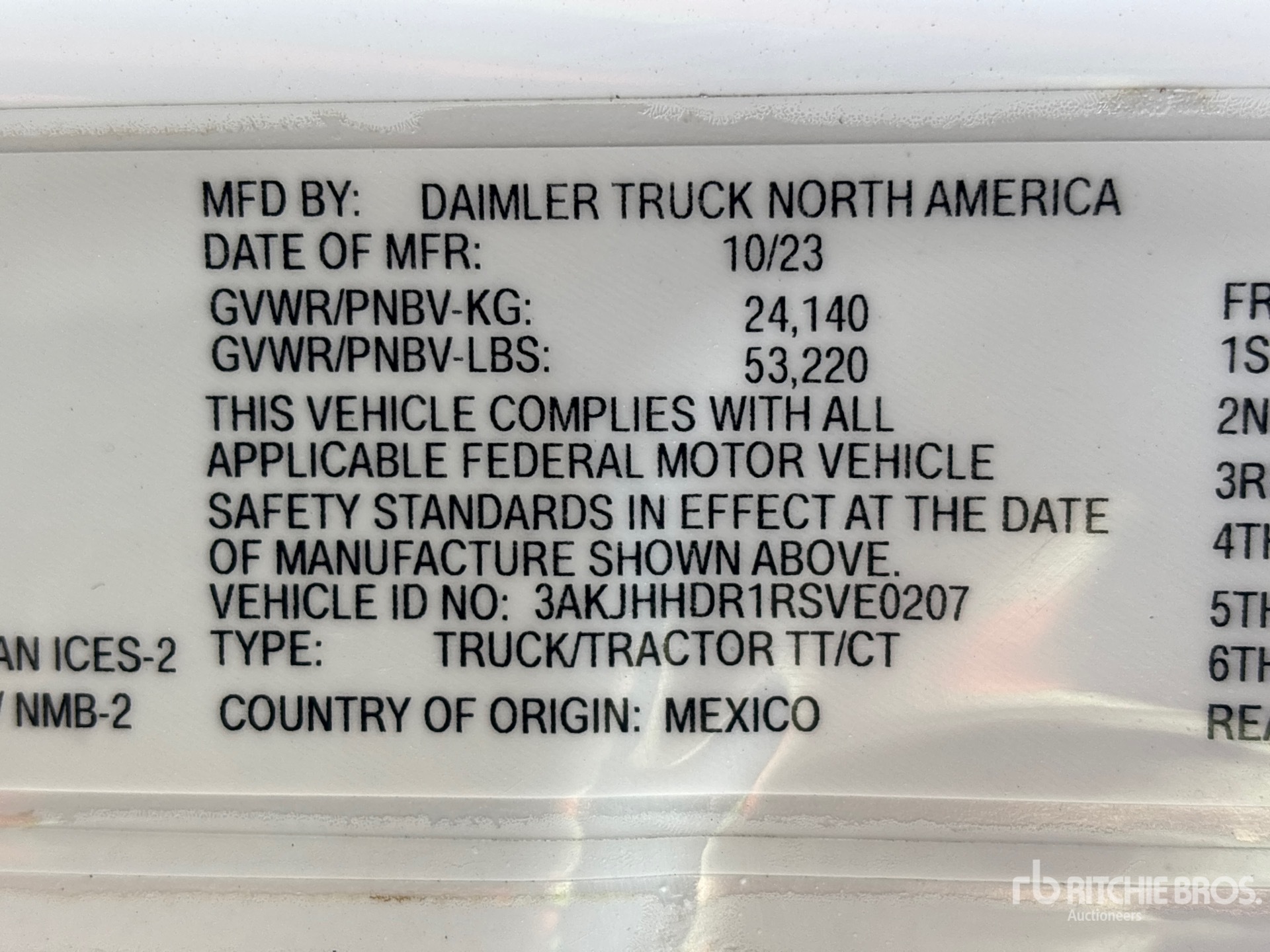 2024 Freightliner CASCADIA 126