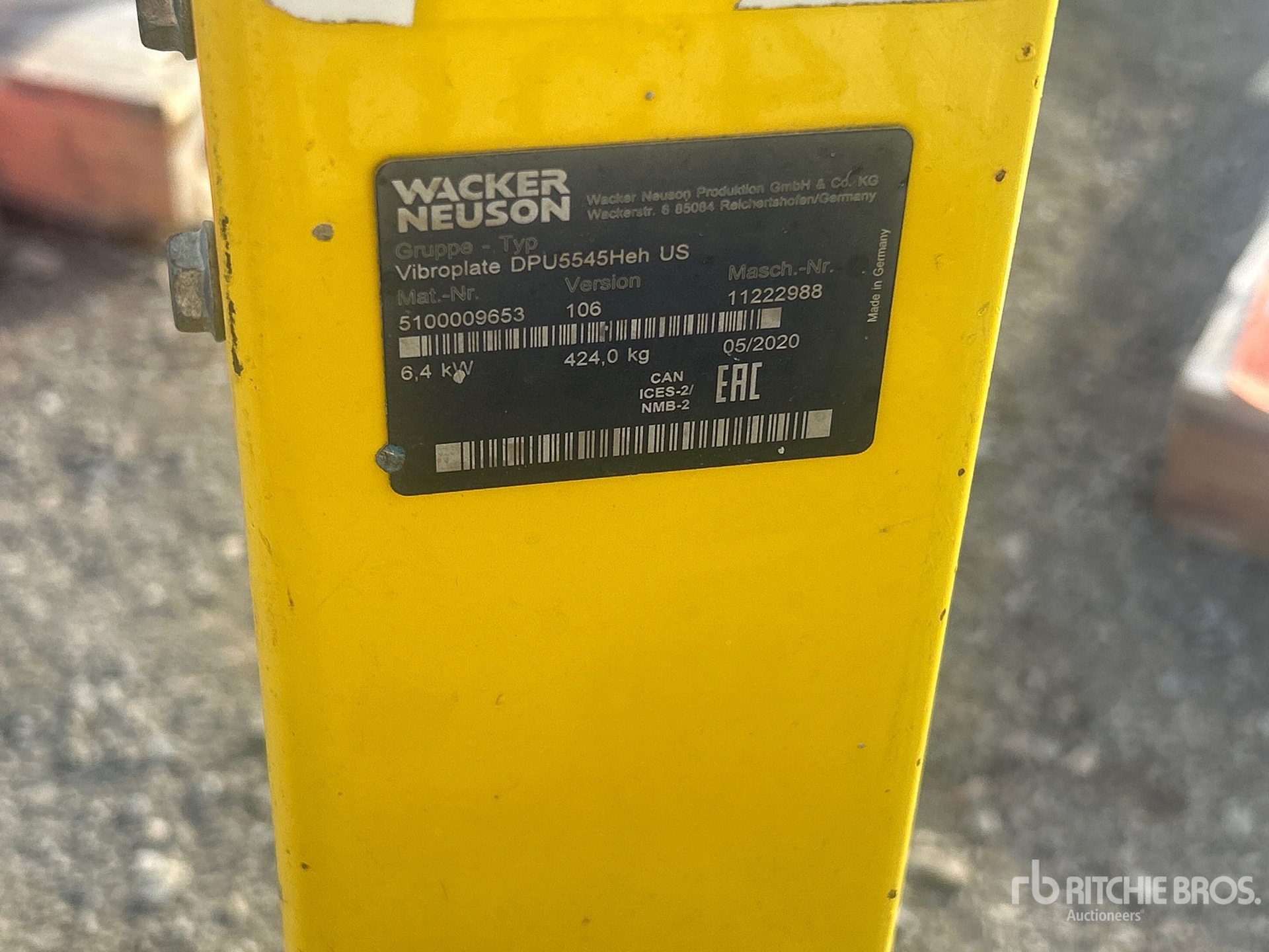 2020 Wacker Neuson DPU5545HEH