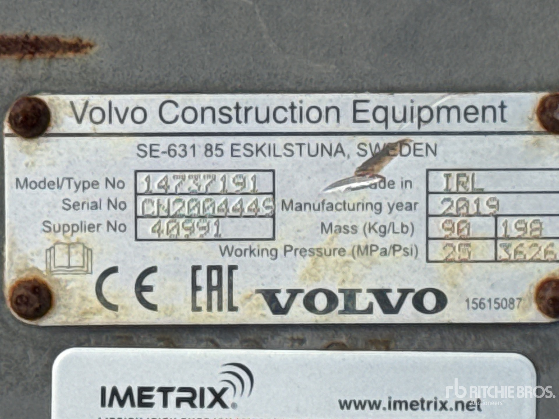 2019 Volvo ECR88QC