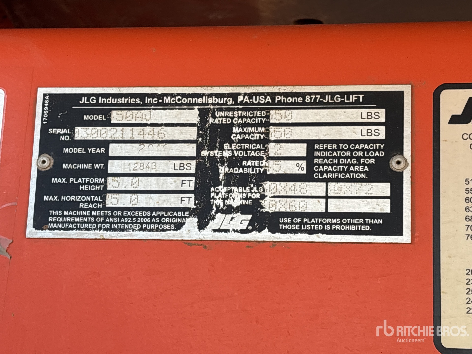 Photo of 2015 JLG 450A3